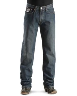 Cinch Jeans - White Label Relaxed Fit Denim Jeans Dark Stonewash