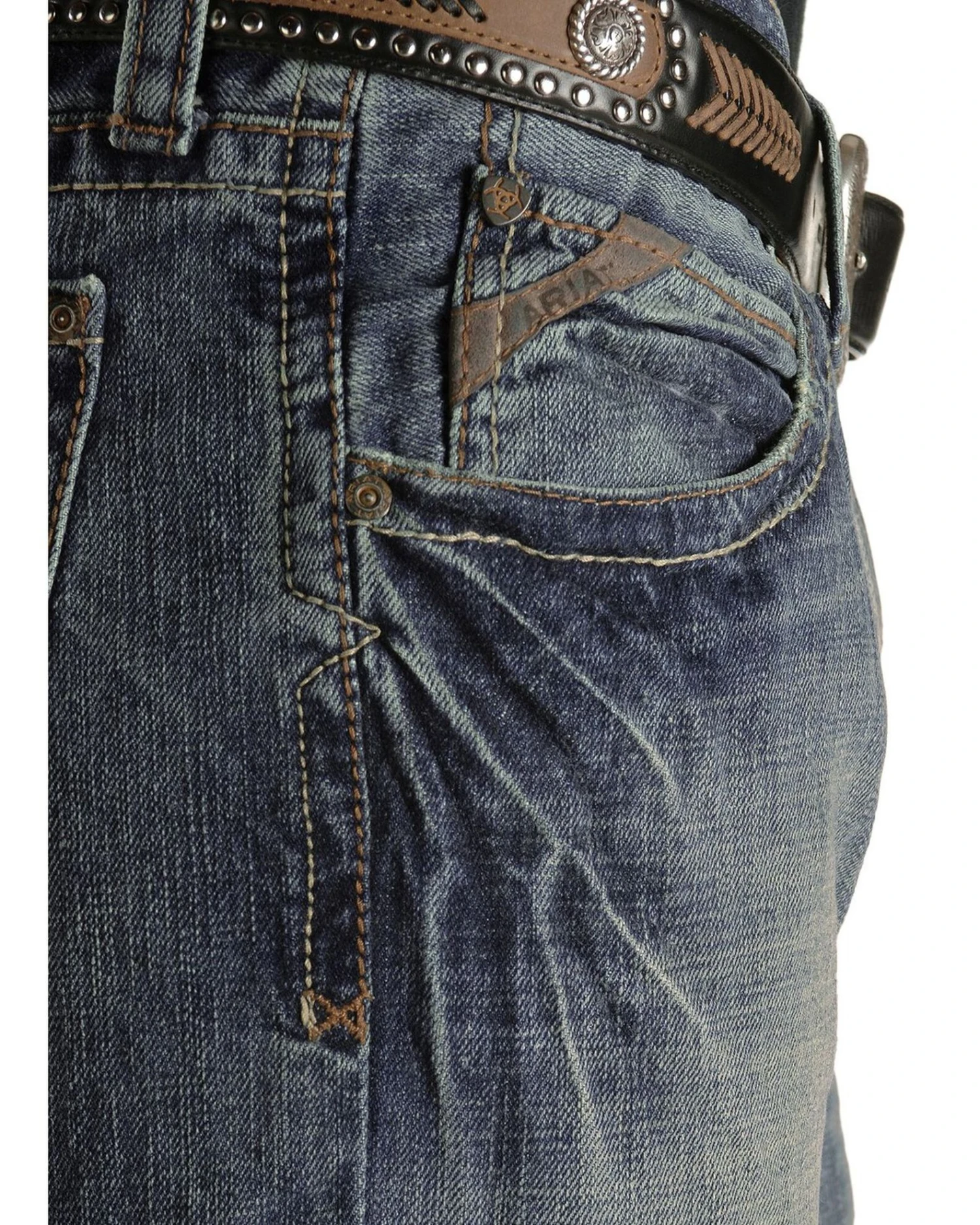 Ariat Denim Jeans - M4 Scoundrel Relaxed Fit - Image 3