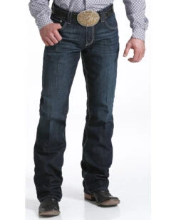 Cinch Men's Carter 2.4 Dark Wash Mid Rise Relaxed Bootcut Performance Jeans