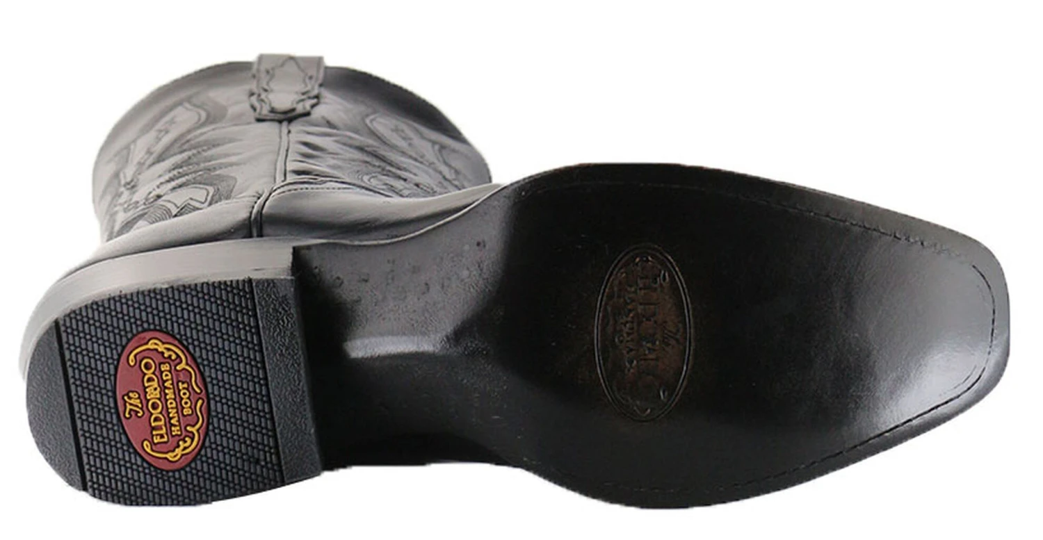 El Dorado Men's Handmade Vanquished Calf Western Boots - Square Toe - Image 2