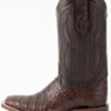 Ferrini Men's Caiman Belly Western Boots - Broad Square Toe
