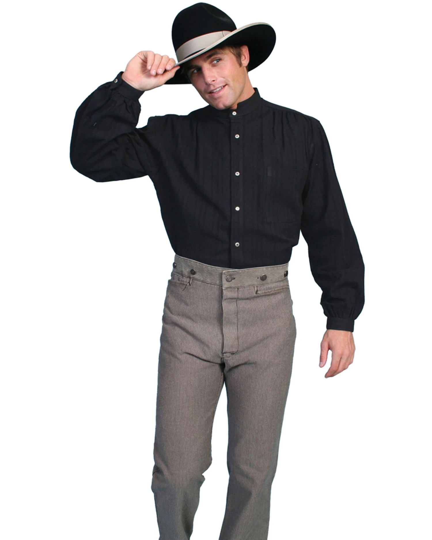 Wahmaker By Scully Raised Dobby Stripe Pants - Tall