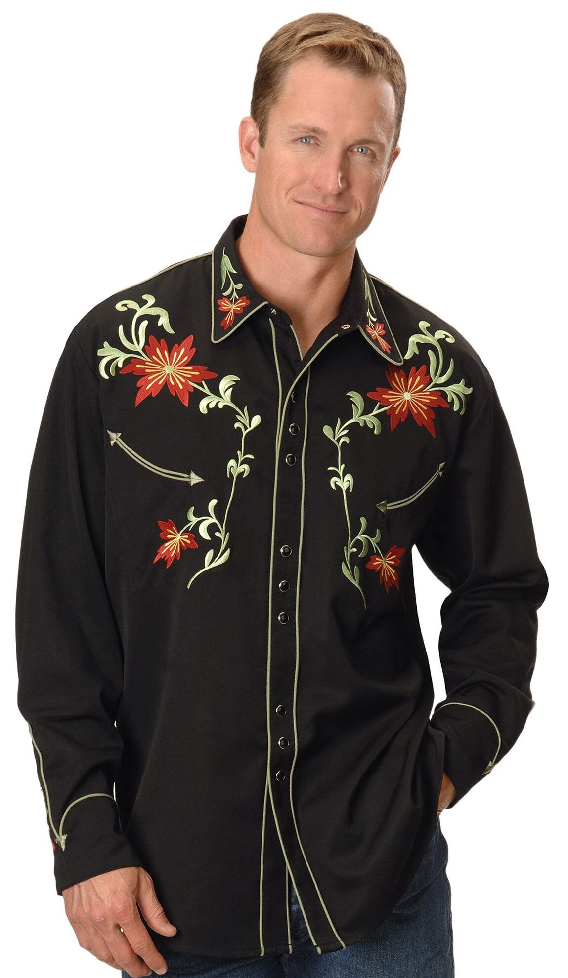 Scully Floral Embroidered Shirt - Image 2