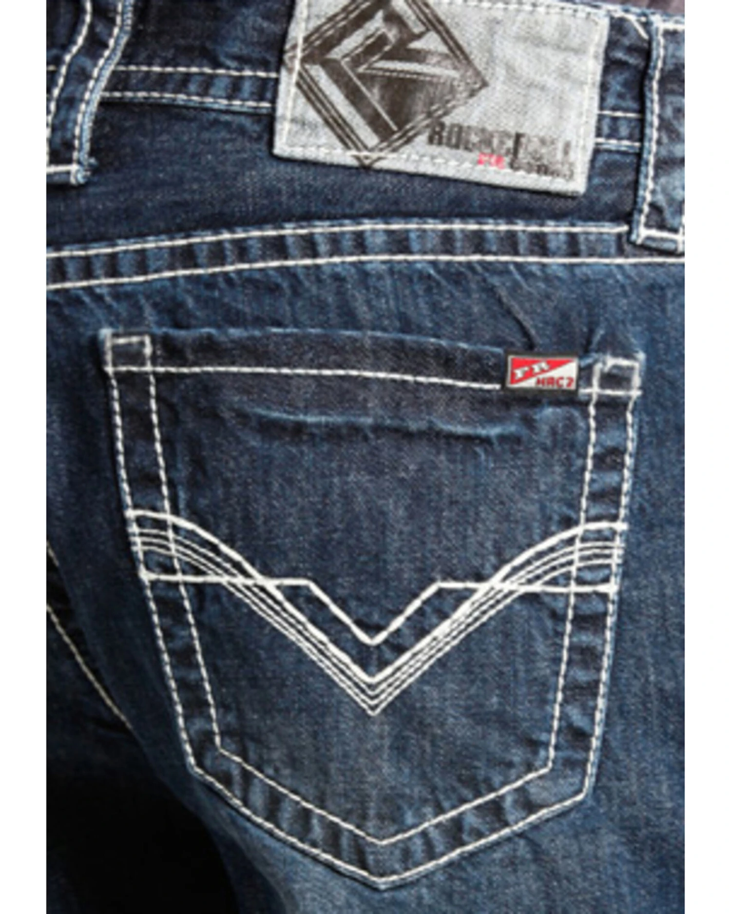 Rock & Roll Denim Men's FR Double Barrel Relaxed Fit Bootcut Jeans