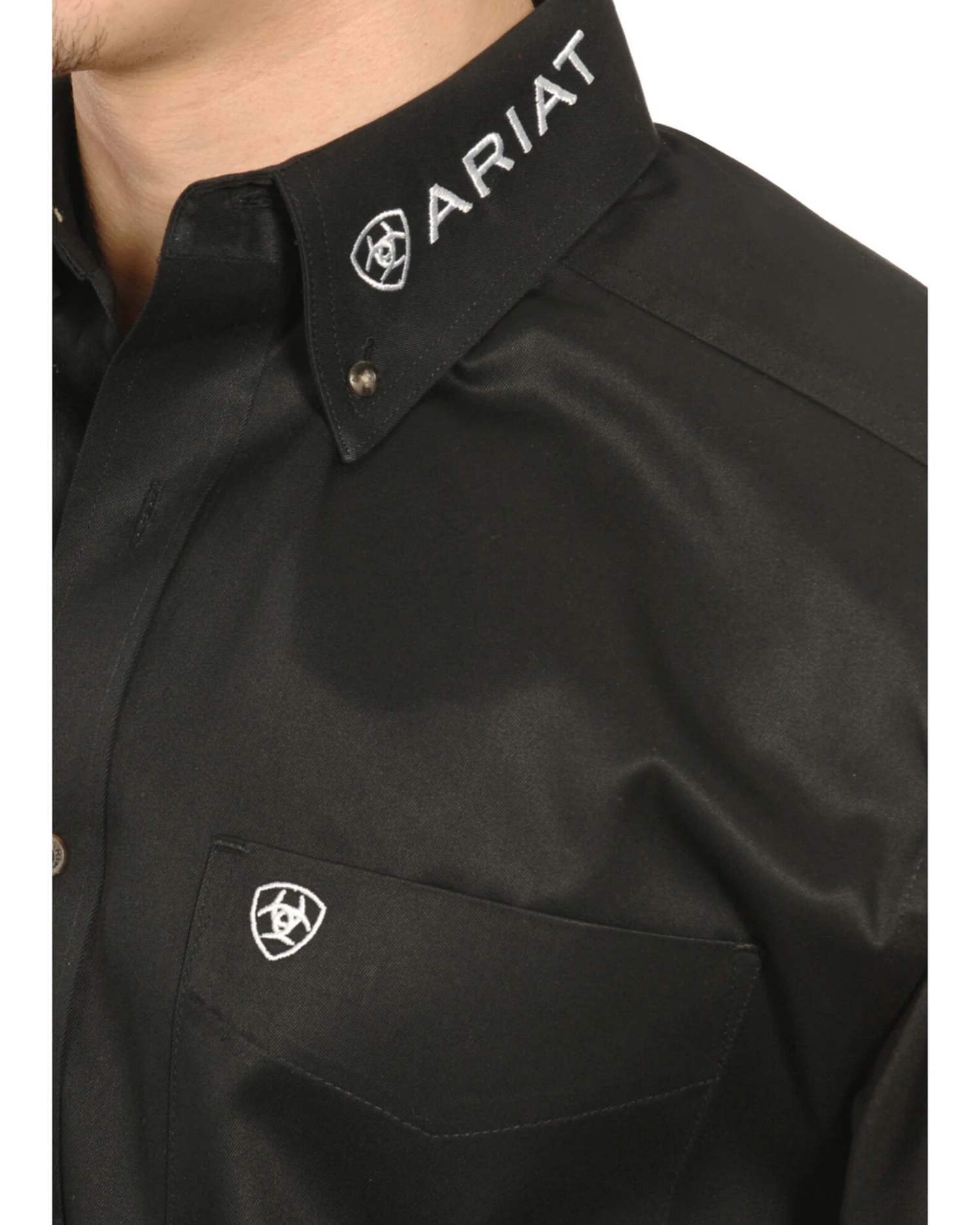 Ariat Men's Long Sleeve Logo Long Sleeve Western Shirt - Image 2