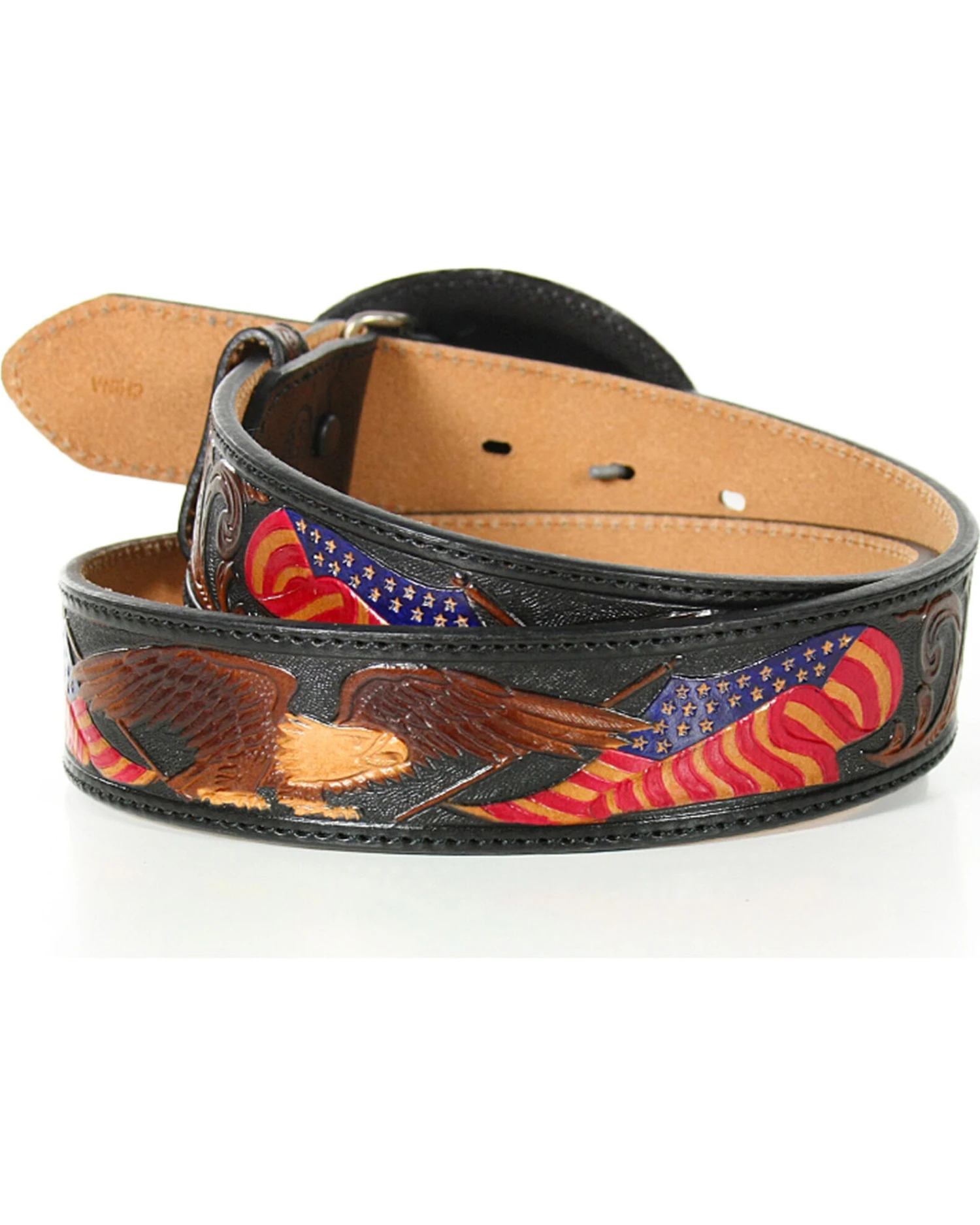 Tony Lama Men's American Heritage Eagle Belt - Image 3