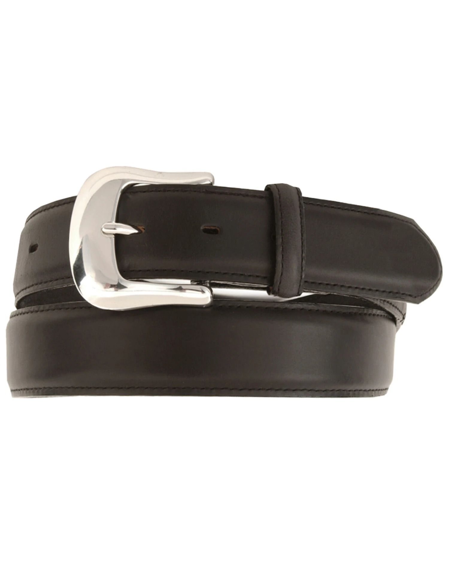 Tony Lama Men's Longhorn Leather Dress Belt - Reg & Big - Image 2
