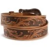 Tony Lama Men's Western Ride Leather Belt - Reg & Big