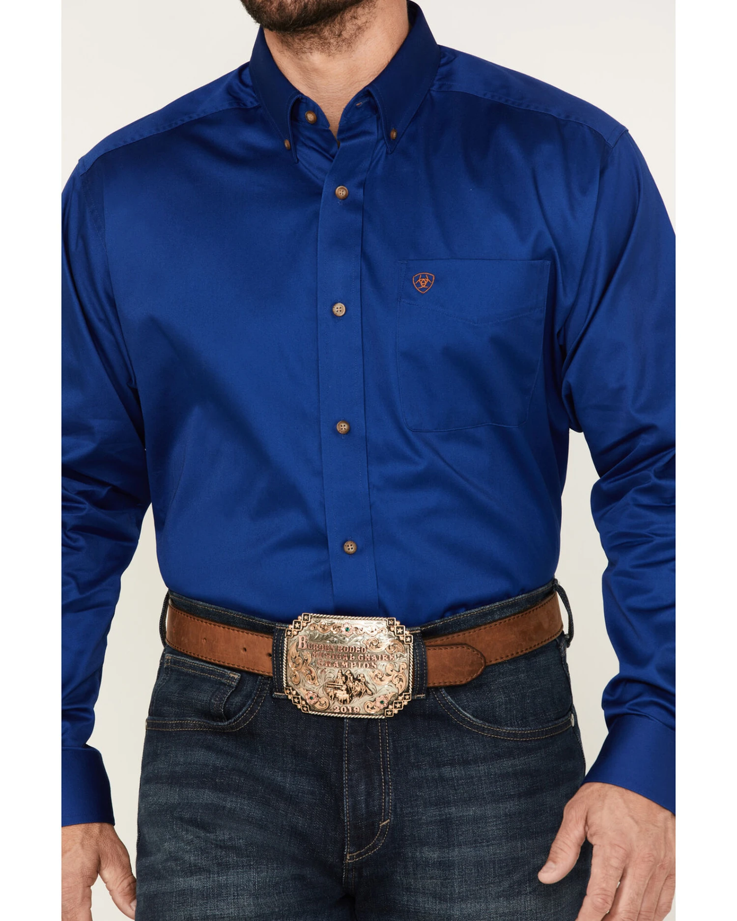 Ariat Men's Twill Long Sleeve Button-Down Shirt - Image 4
