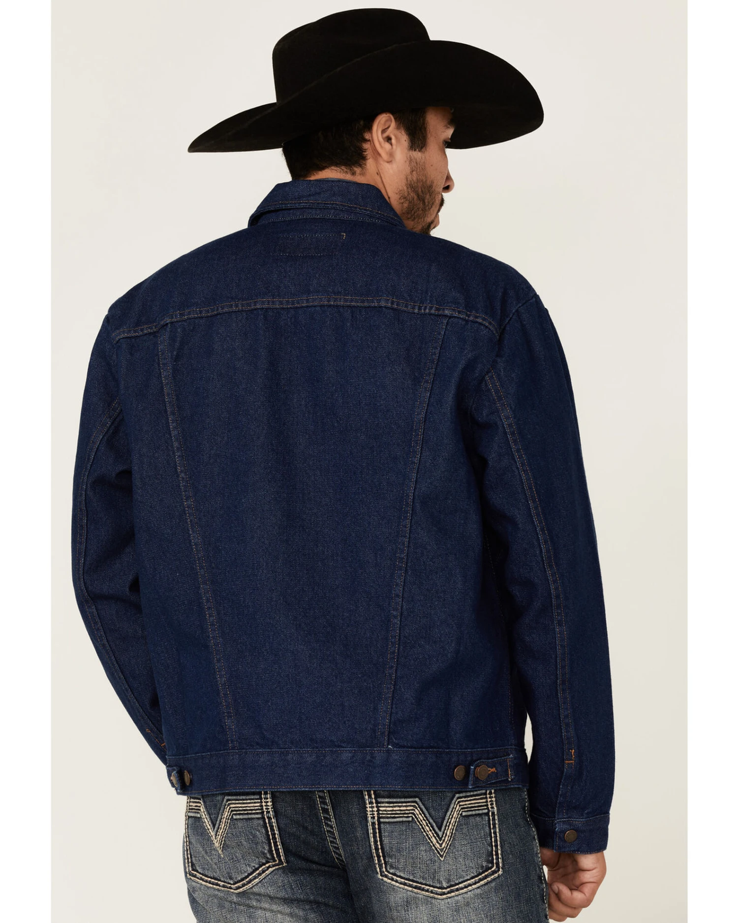 Wrangler Men's Unlined Denim Western Jacket - Tall - Image 2