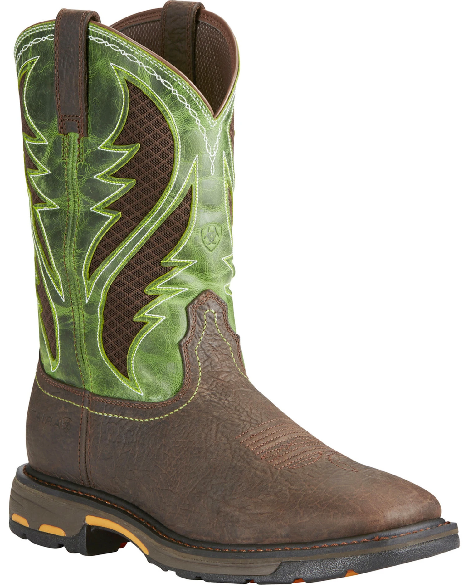 Ariat Men's Workhog VentTEK Work Boots - Square Toe - Image 5