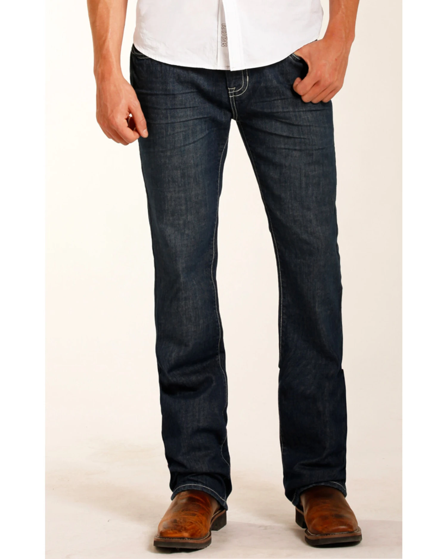 Rock & Roll Denim Men's Pistol FR Straight Jeans - Image 3