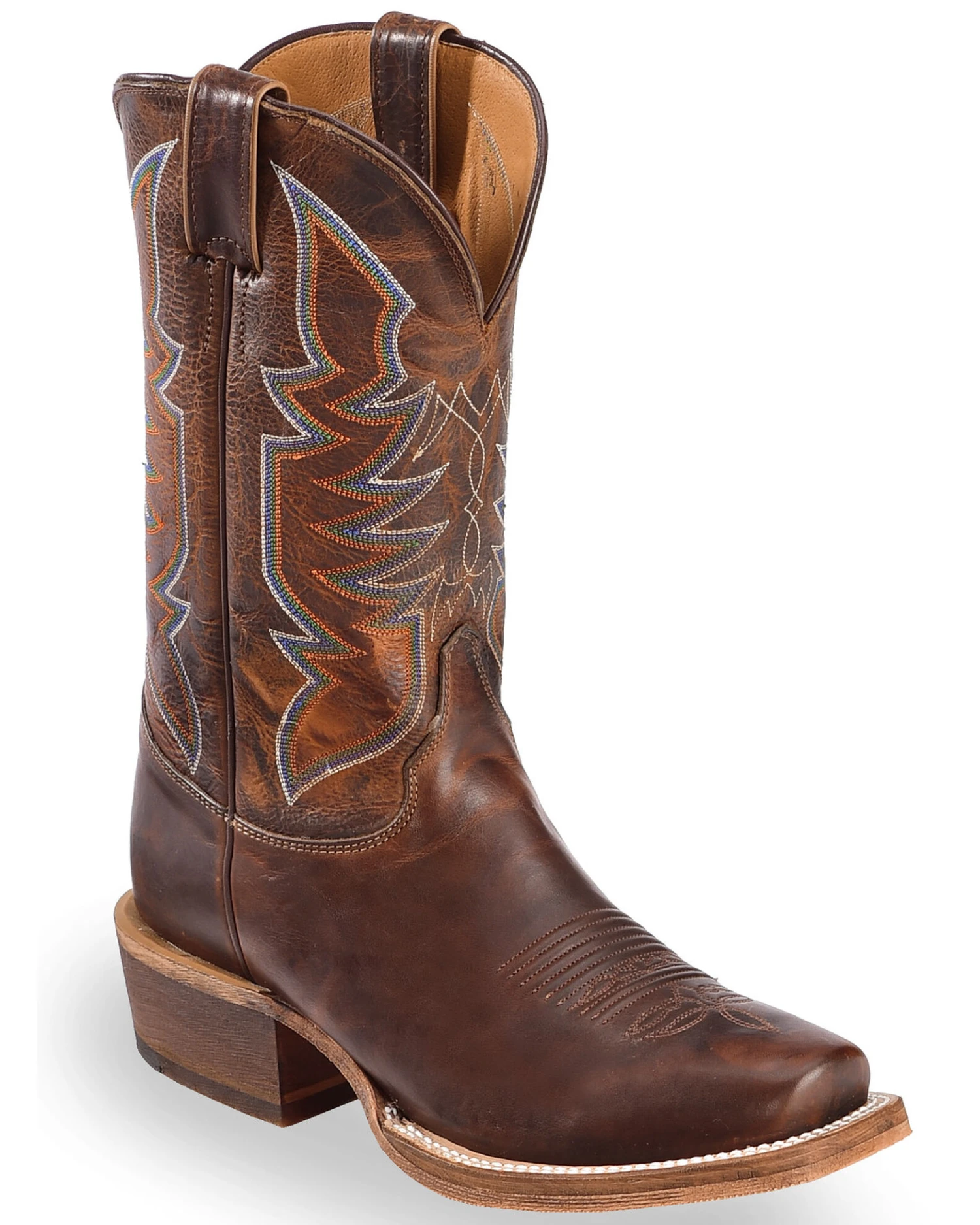 Justin Men's Bent Rail Men's Navigator Western Boots - Square Toe - Image 6