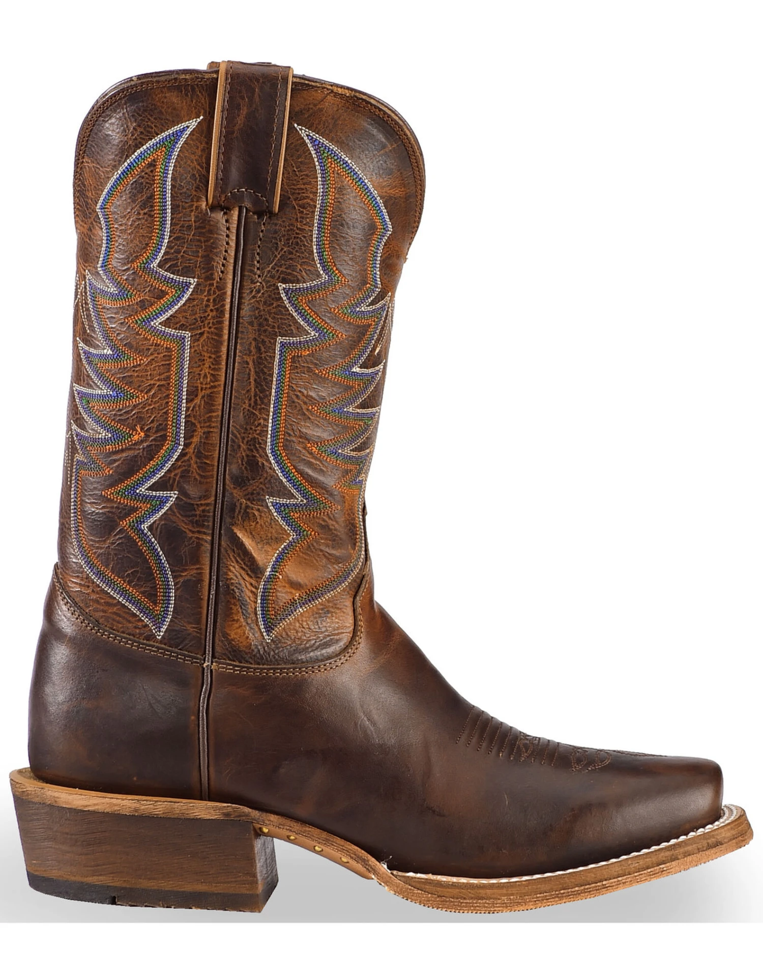Justin Men's Bent Rail Men's Navigator Western Boots - Square Toe - Image 2
