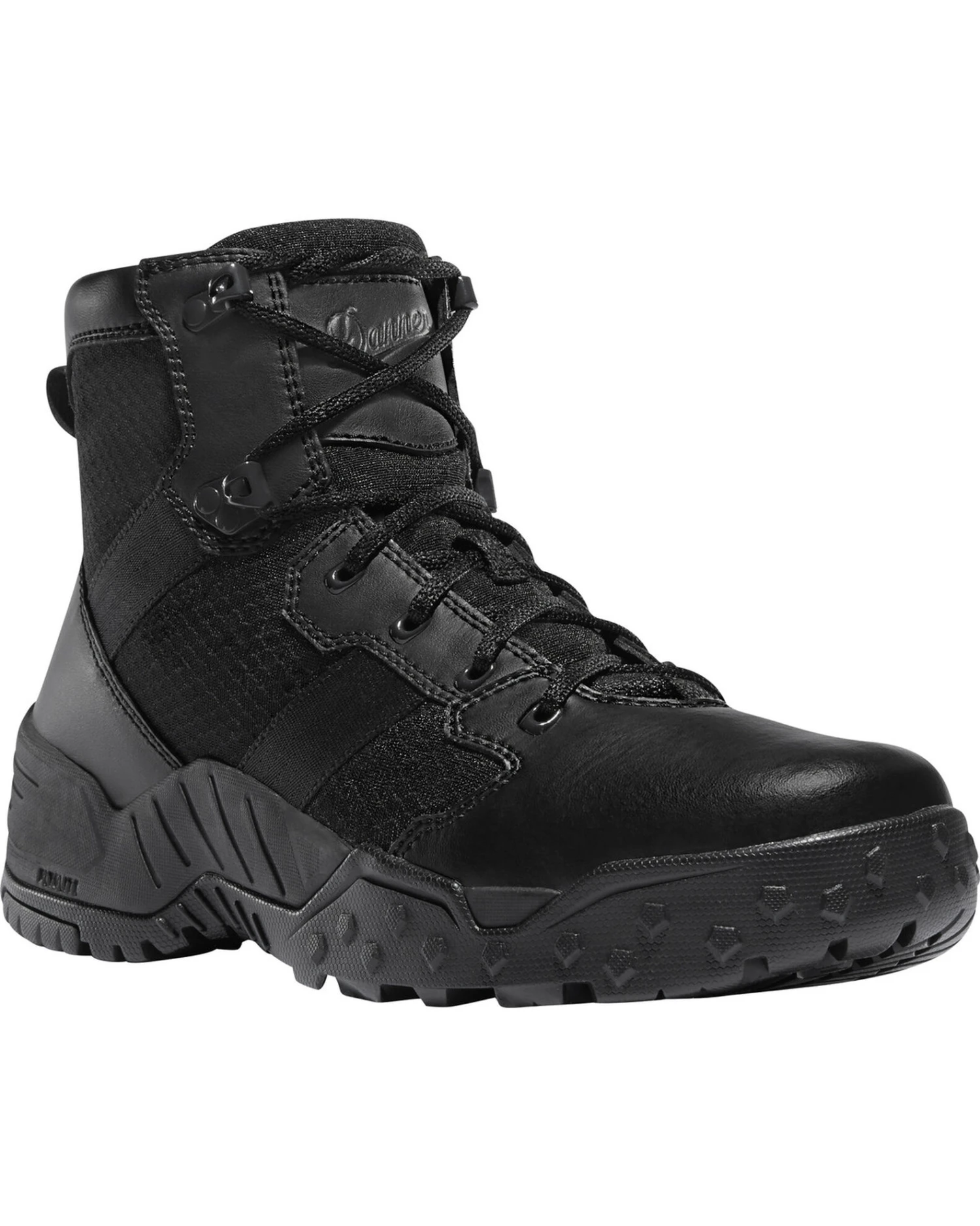Danner Men's Black Scorch Side-Zip 6" Tactical Boots - Round Toe
