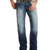 Ariat Men's Blue M5 Slim Fit Jeans - Straight Leg