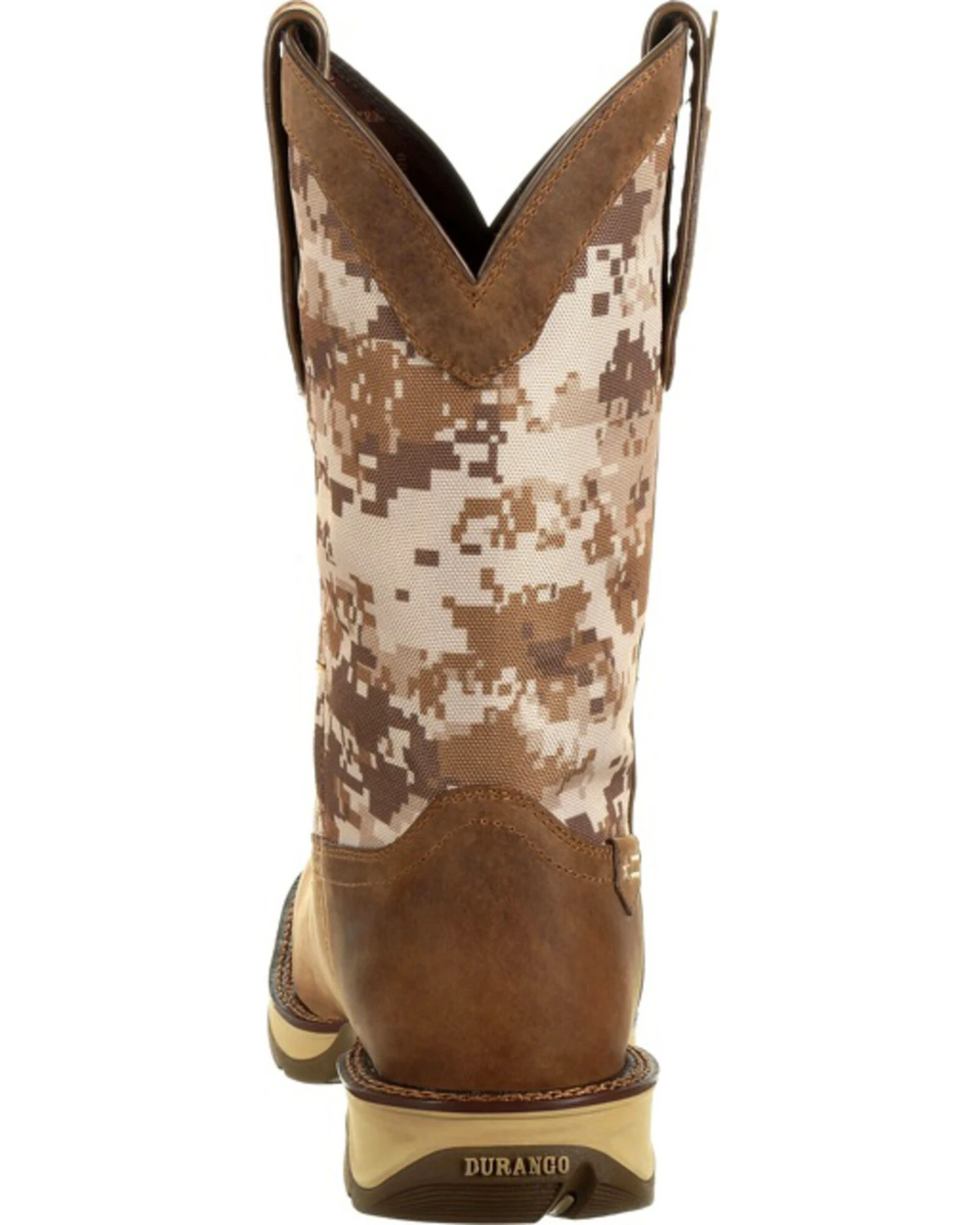 Rebel By Durango Men's Desert Camo Western Performance Boots - Square Toe - Image 2