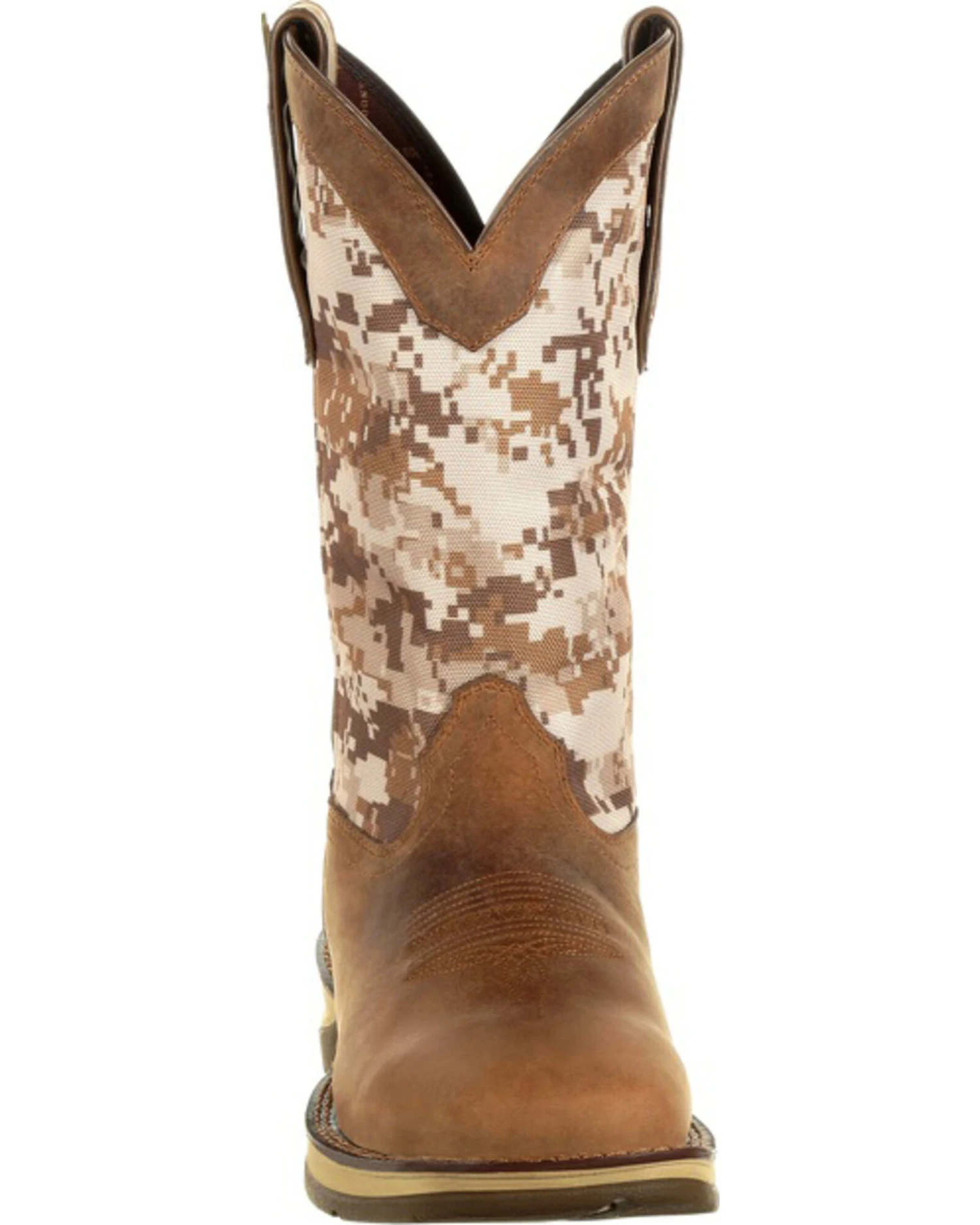 Rebel By Durango Men's Desert Camo Western Performance Boots - Square Toe - Image 4