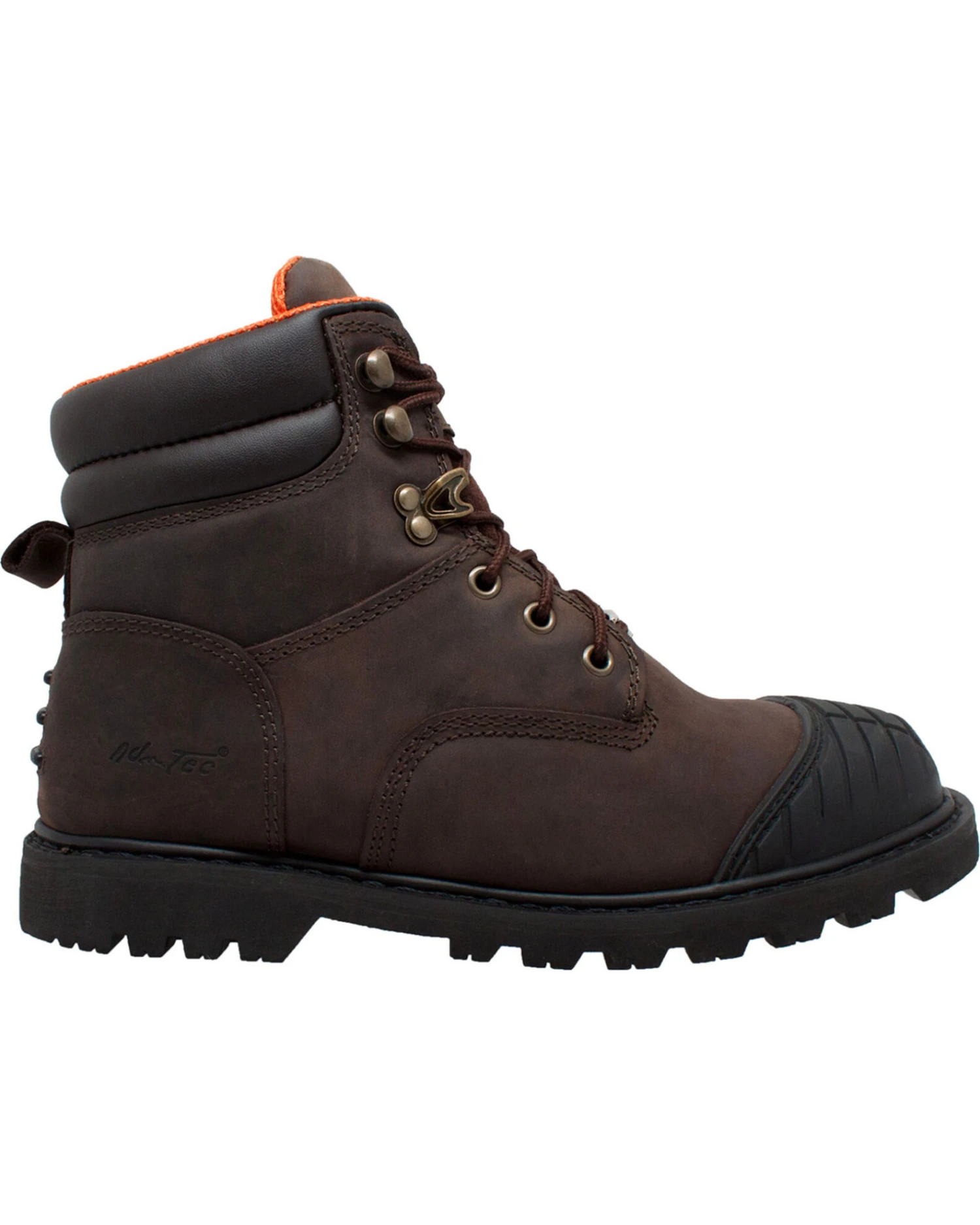 Ad Tec Men's 6" Oiled Leather Work Boots - Steel Toe - Image 4