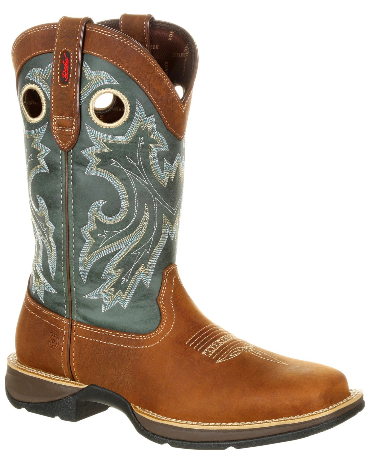 Durango Men's Rebel Pull On Western Boots - Broad Square Toe - Image 6