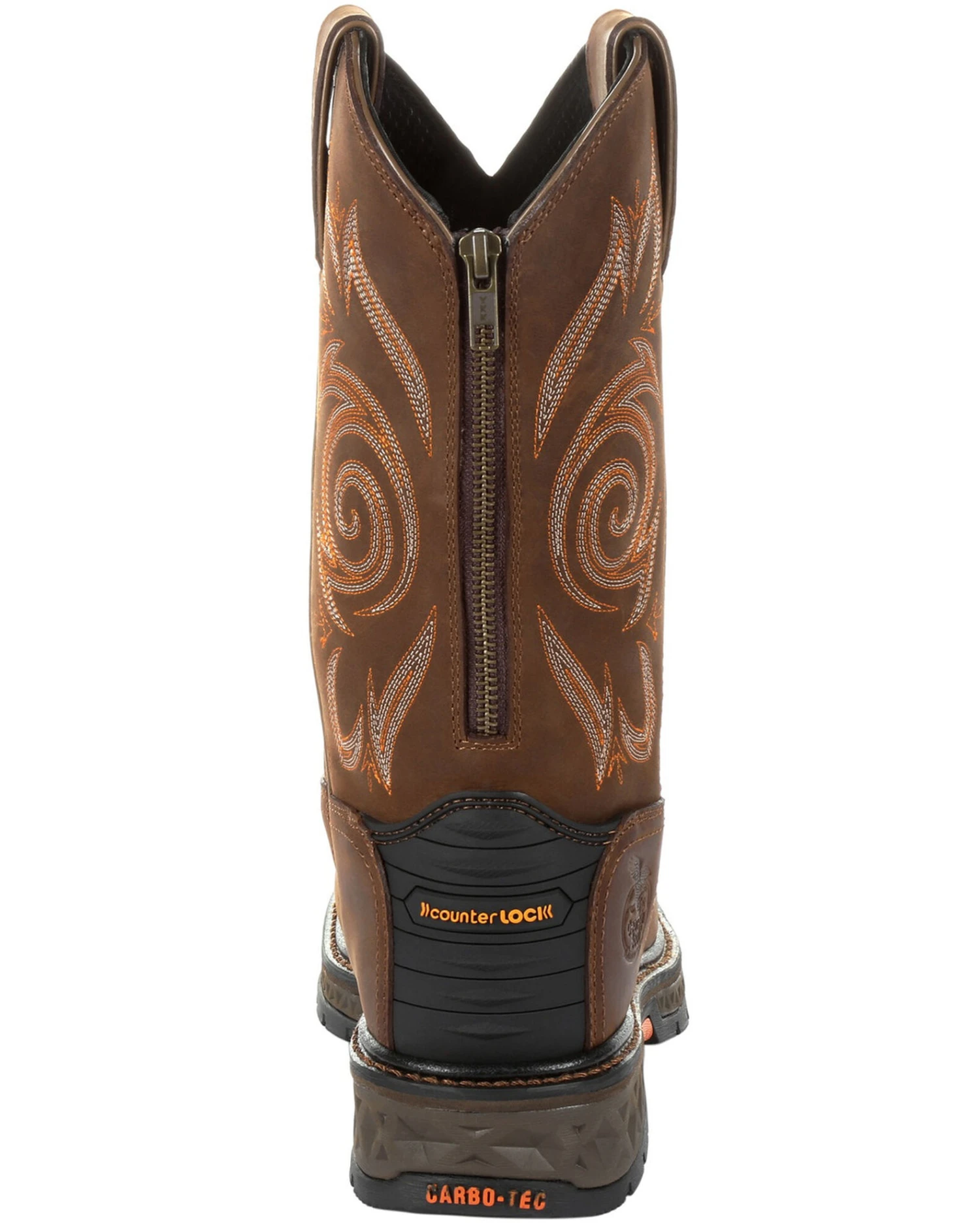 Georgia Boot Men's Carbo-Tec LT Waterproof Western Work Boots - Steel Toe - Image 5