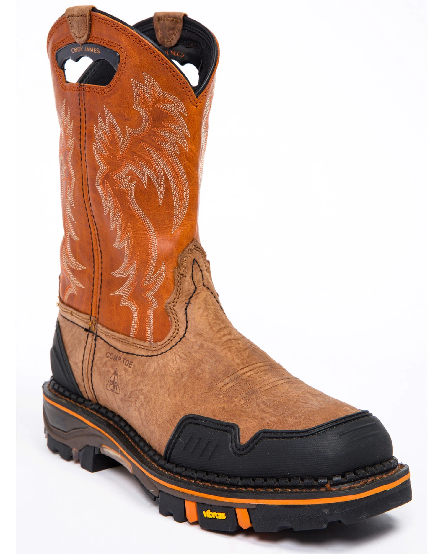 Cody James Men's 11" Decimator Western Work Boots - Nano Composite Toe - Image 5