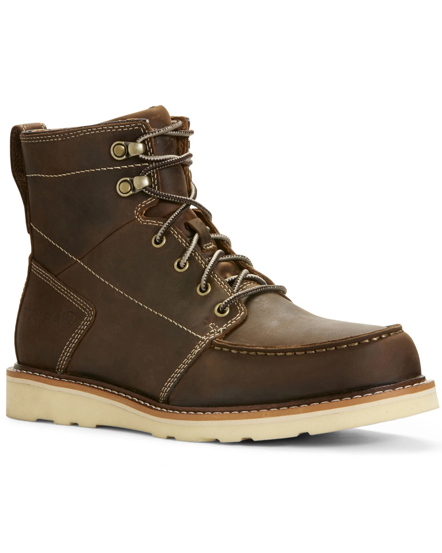 Ariat Men's Brewed Barley Recon Lace-Up Boots - Moc Toe - Image 4