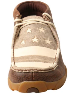 Twisted X Men's Patriotic Driving Moccasin Shoes - Moc Toe