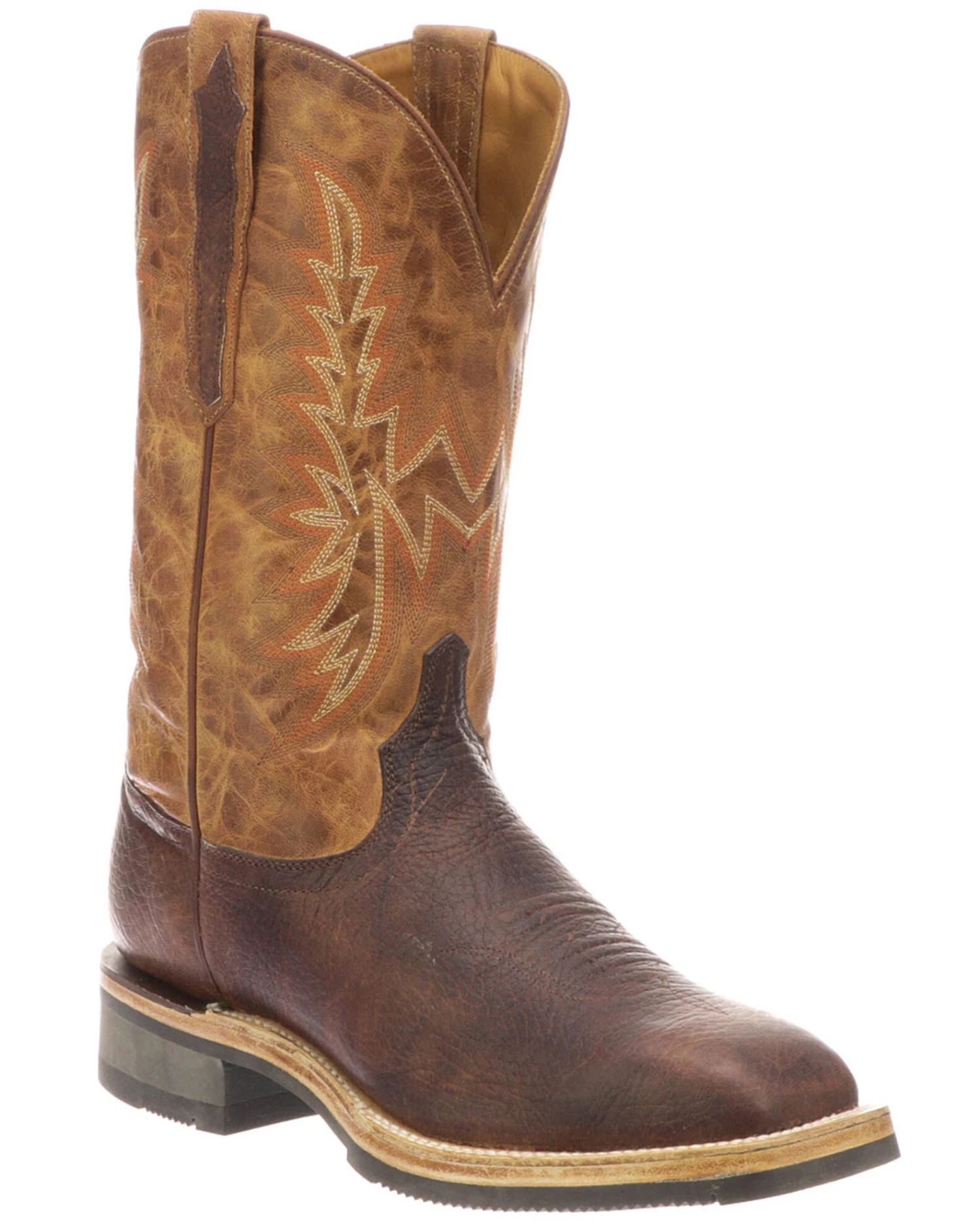 Lucchese Men's Rudy Western Boots - Broad Square Toe - Image 3
