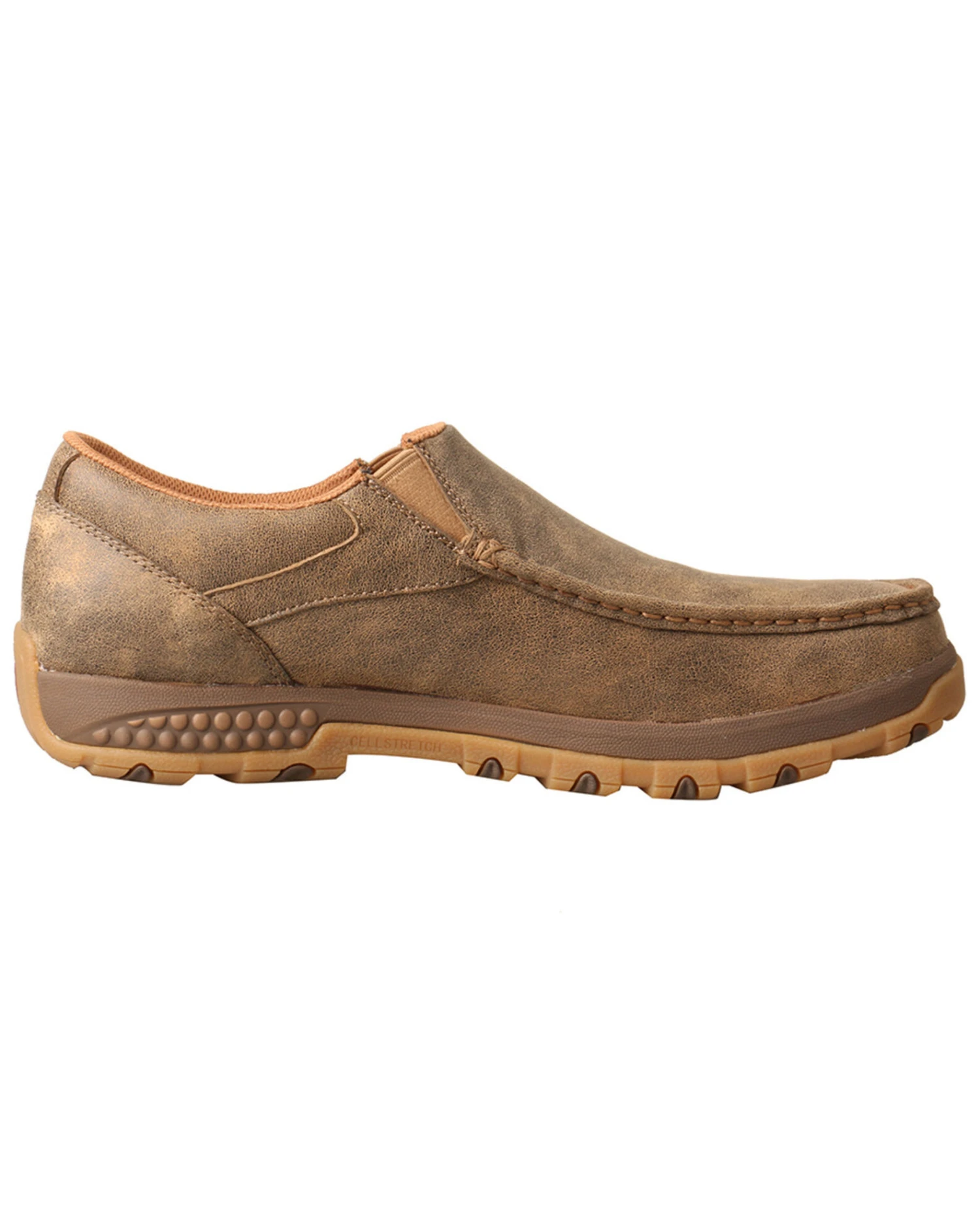 Twisted X Men's CellStretch Slip-On Driving Shoes - Moc Toe - Image 3