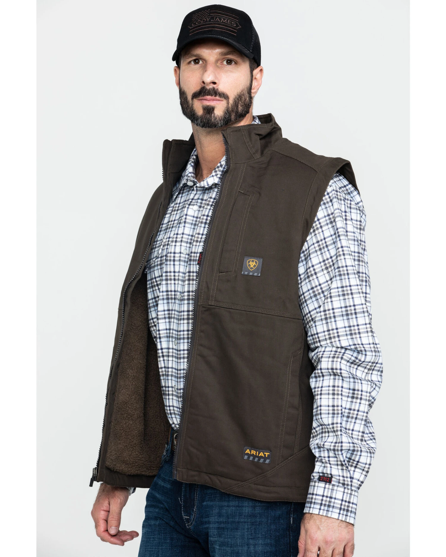 Ariat Men's Rebar Duracanvas Work Vest - Big & Tall - Image 3