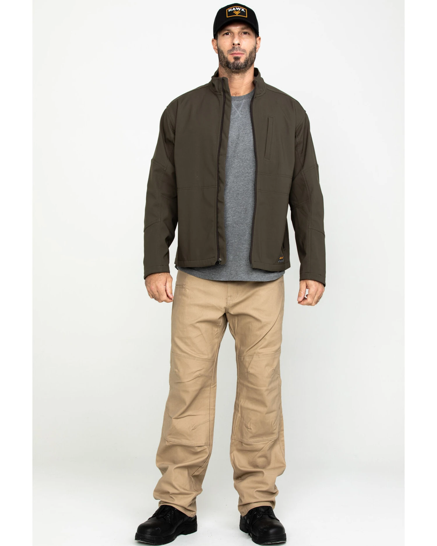 Ariat Men's Rebar Stretch Canvas Softshell Work Jacket - Image 2