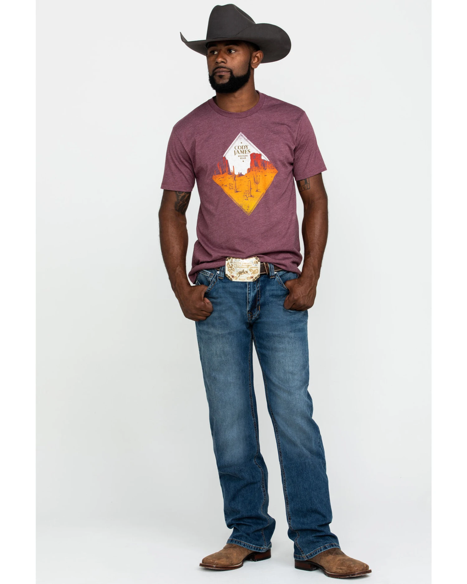 Rock & Roll Denim Men's X Stitch Double Barrel Relaxed Straight Jeans - Image 5