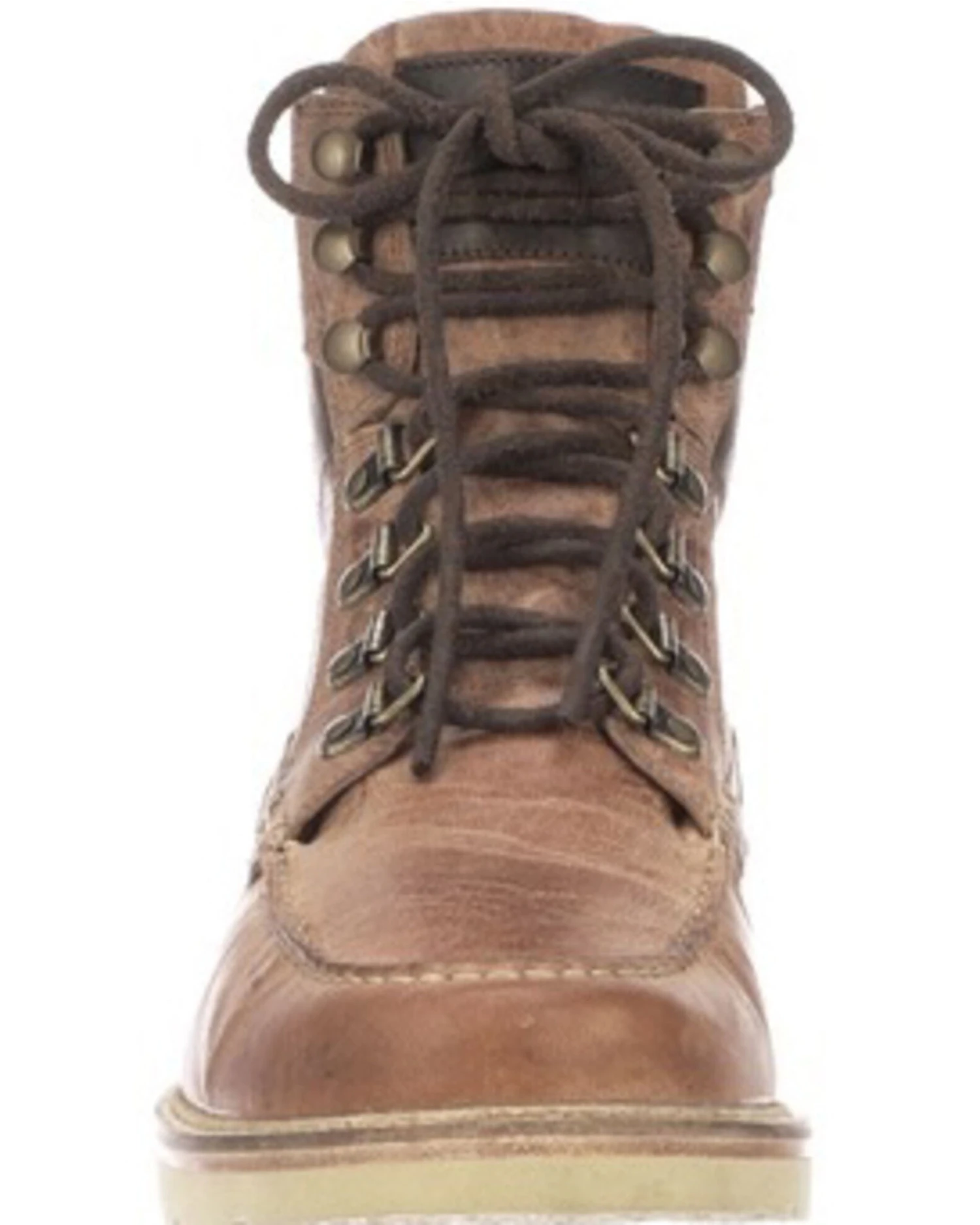 Lucchese Men's Lace-Up Range Boot - Moc Toe - Image 6