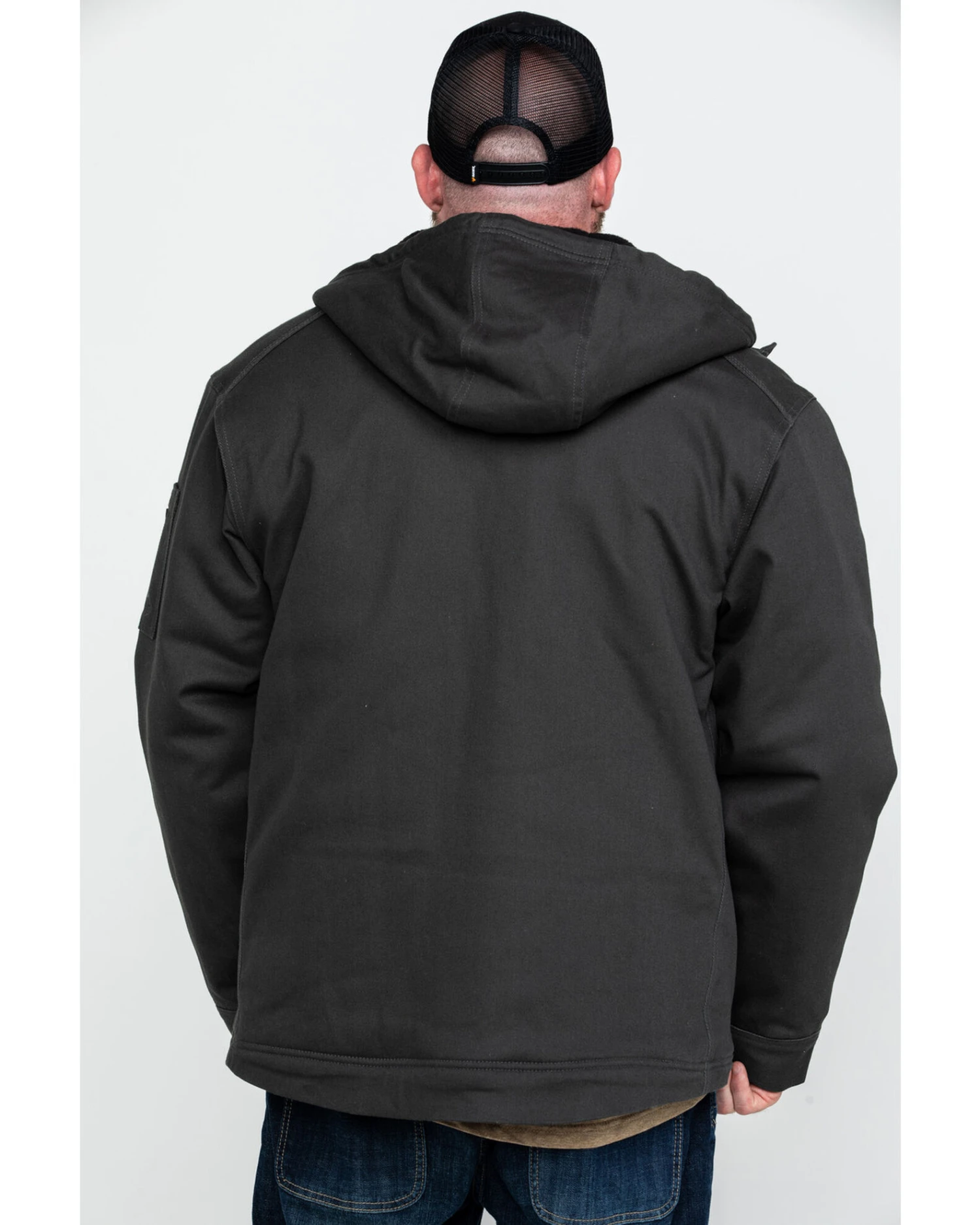 Wolverine Men's Worksite Stretch Canvas Hooded Work Jacket