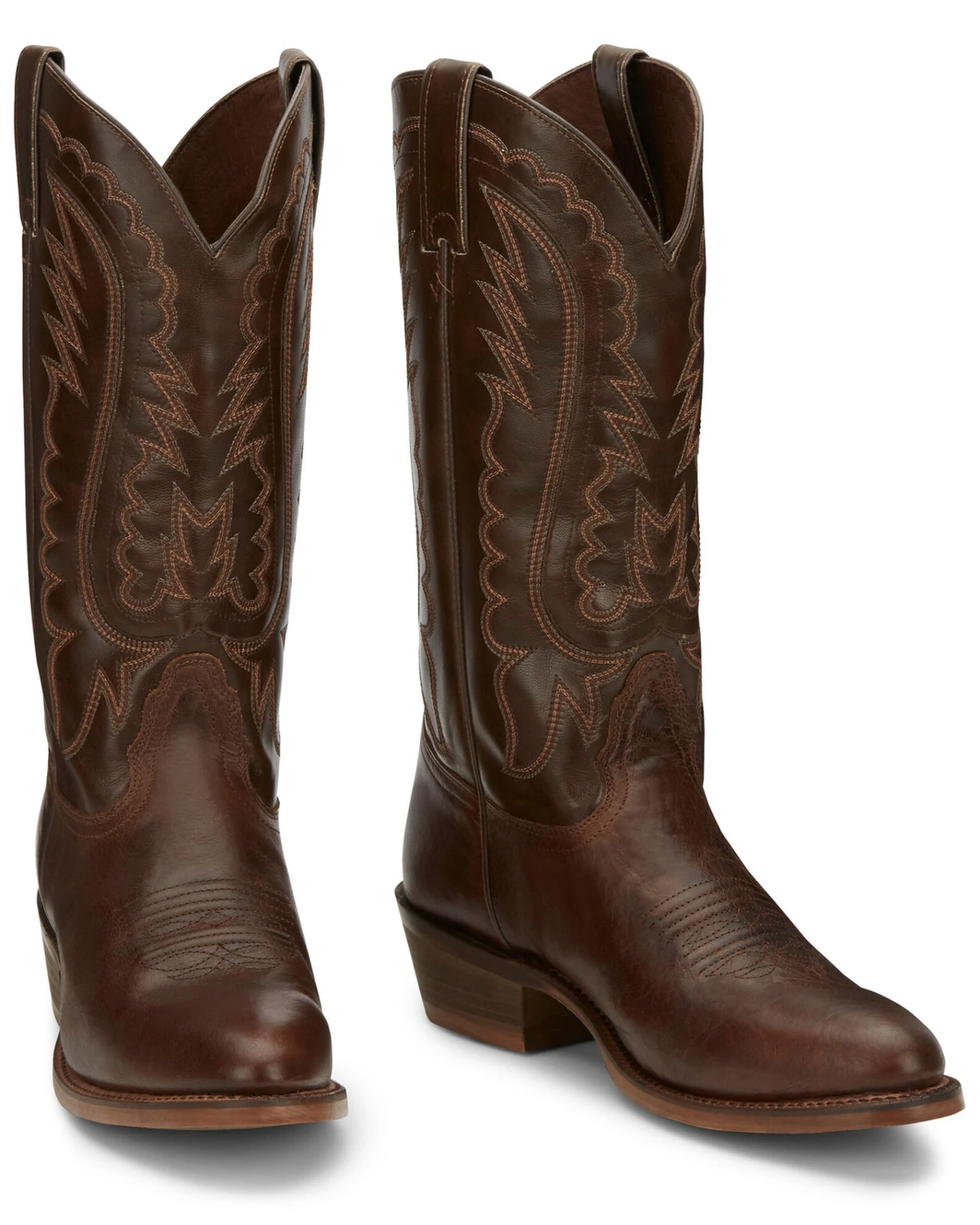 Nocona Men's Jackpot Brown Western Boots - Medium Toe - Image 4