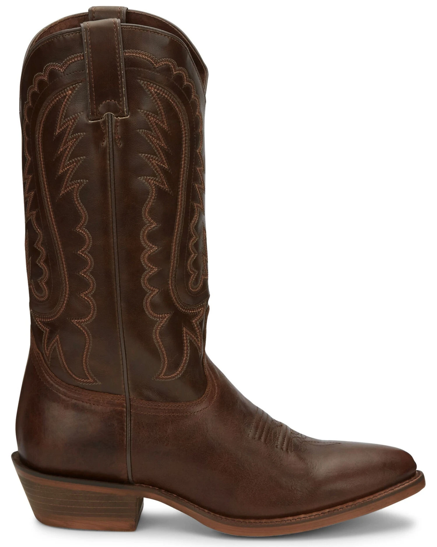 Nocona Men's Jackpot Brown Western Boots - Medium Toe - Image 6