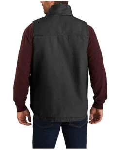 Carhartt Men's Washed Duck Sherpa Lined Mock Neck Work Vest