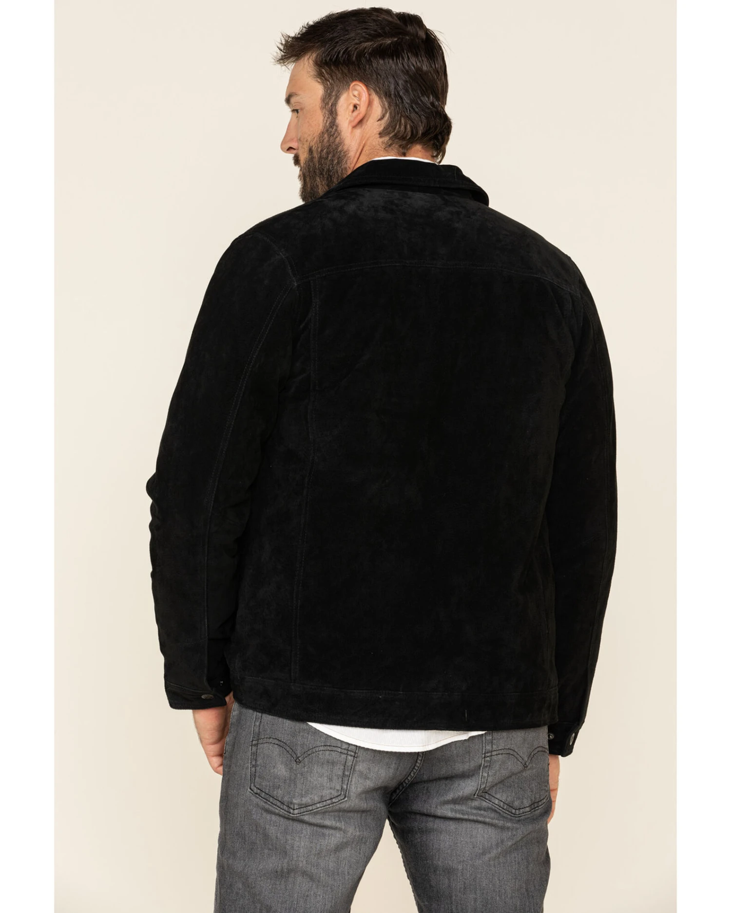 Moonshine Spirit Men's Black Cromwell Suede Roadie Jacket - Image 2