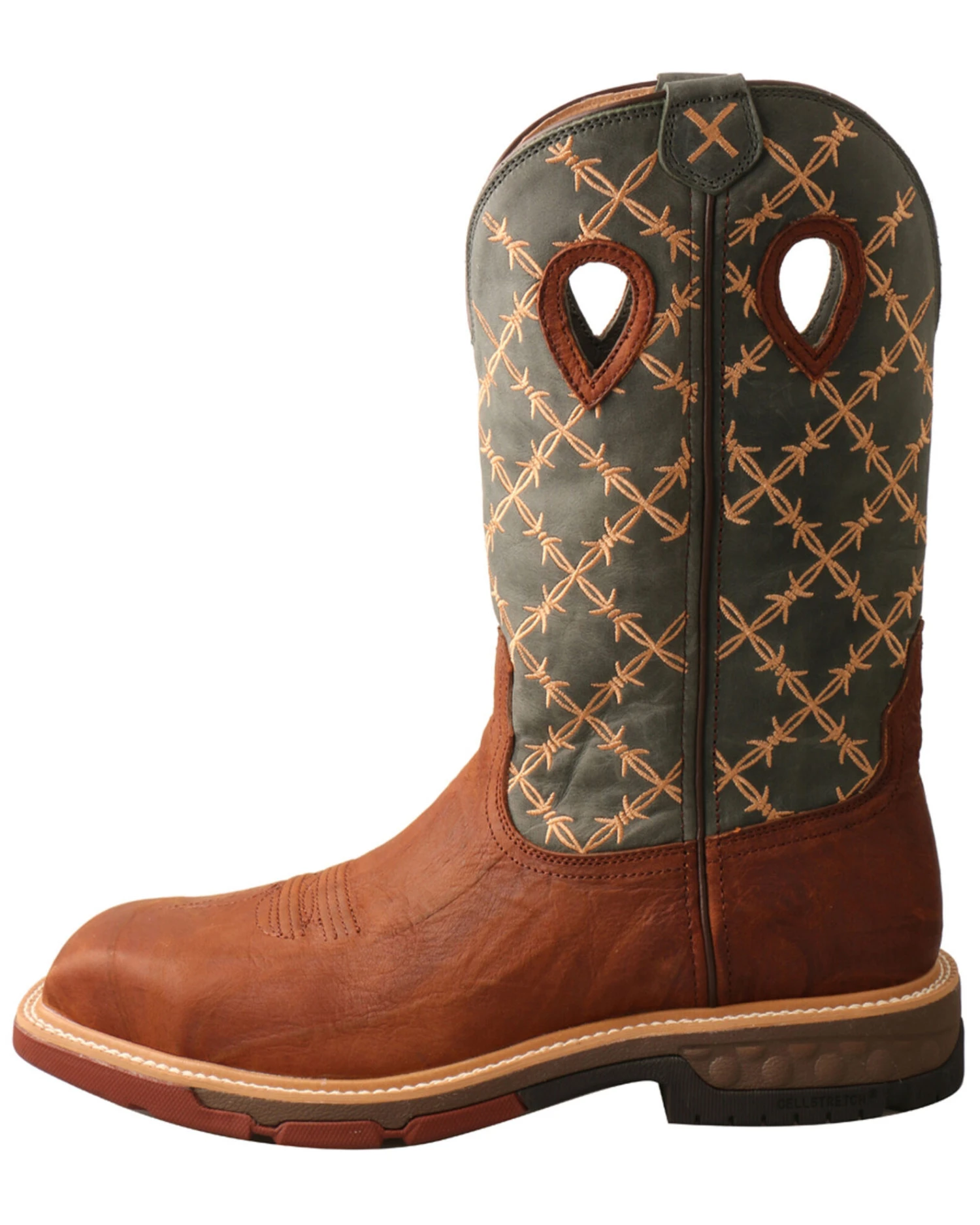 Twisted X Men's CellStretch Western Work Boots - Composite Toe - Image 3