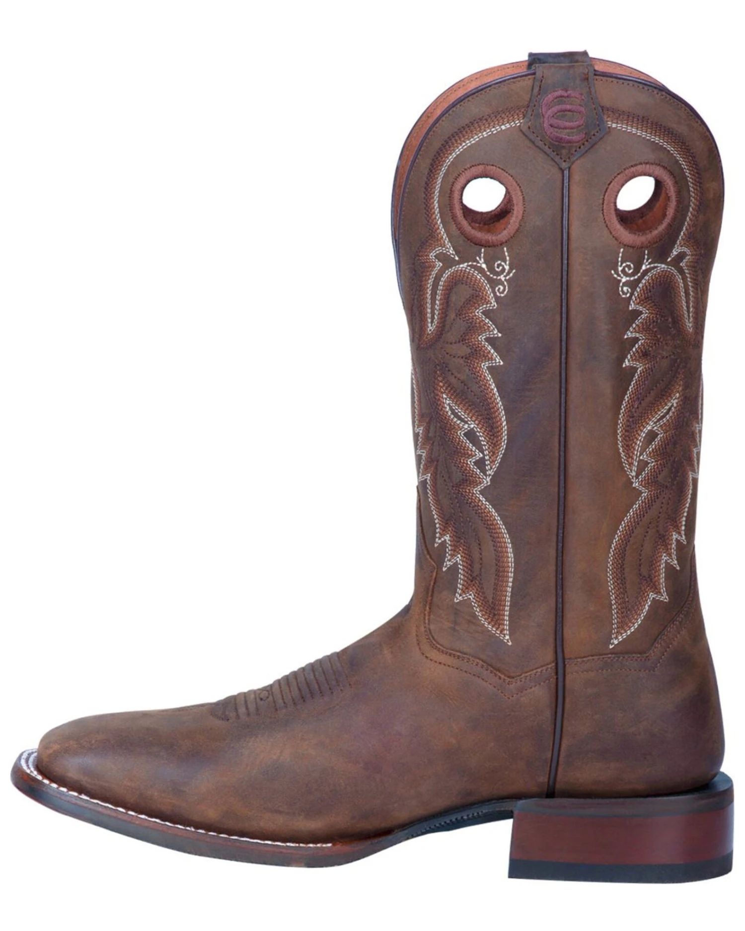Dan Post Men's Abram Western Performance Boots - Broad Square Toe - Image 4