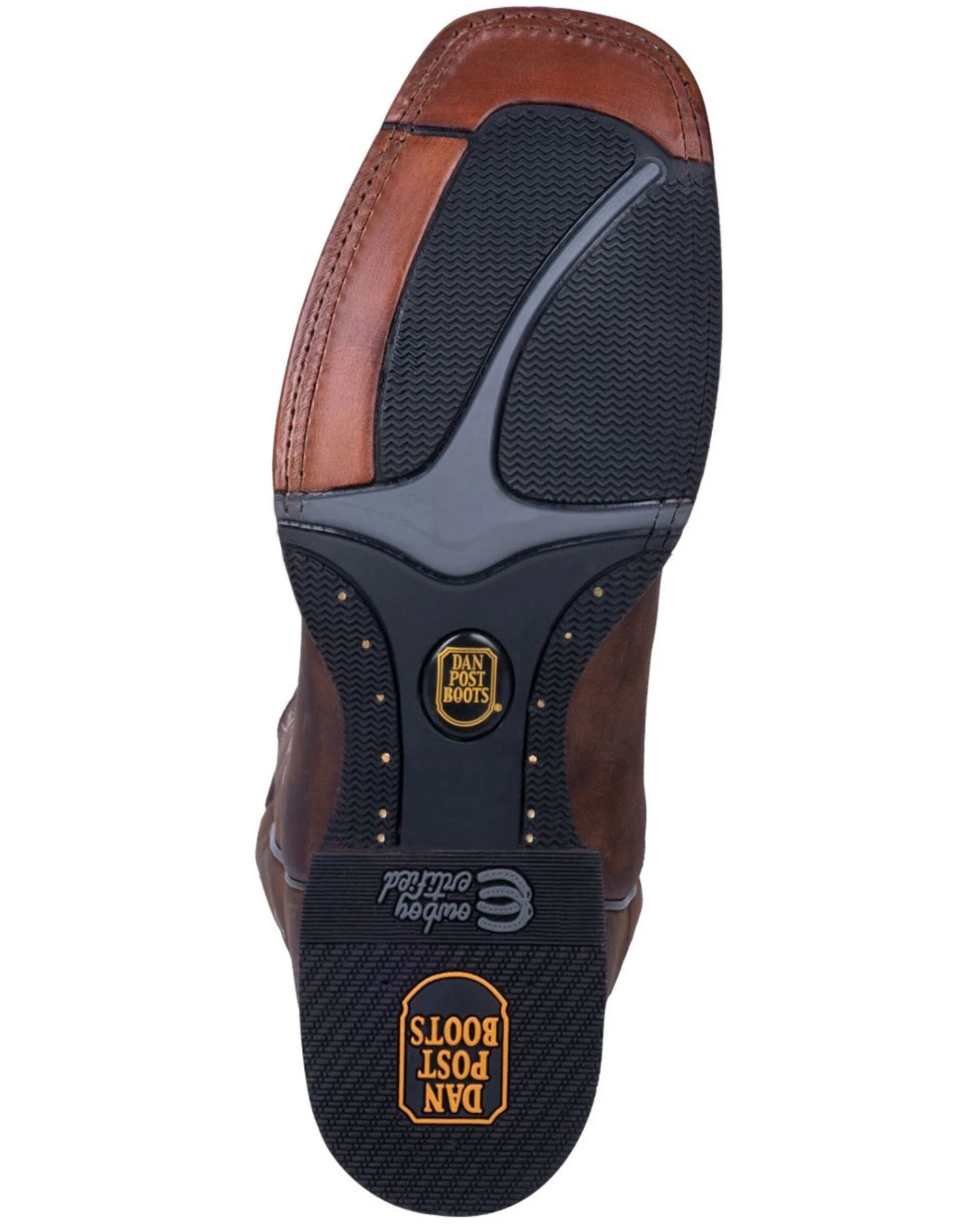 Dan Post Men's Abram Western Performance Boots - Broad Square Toe - Image 3