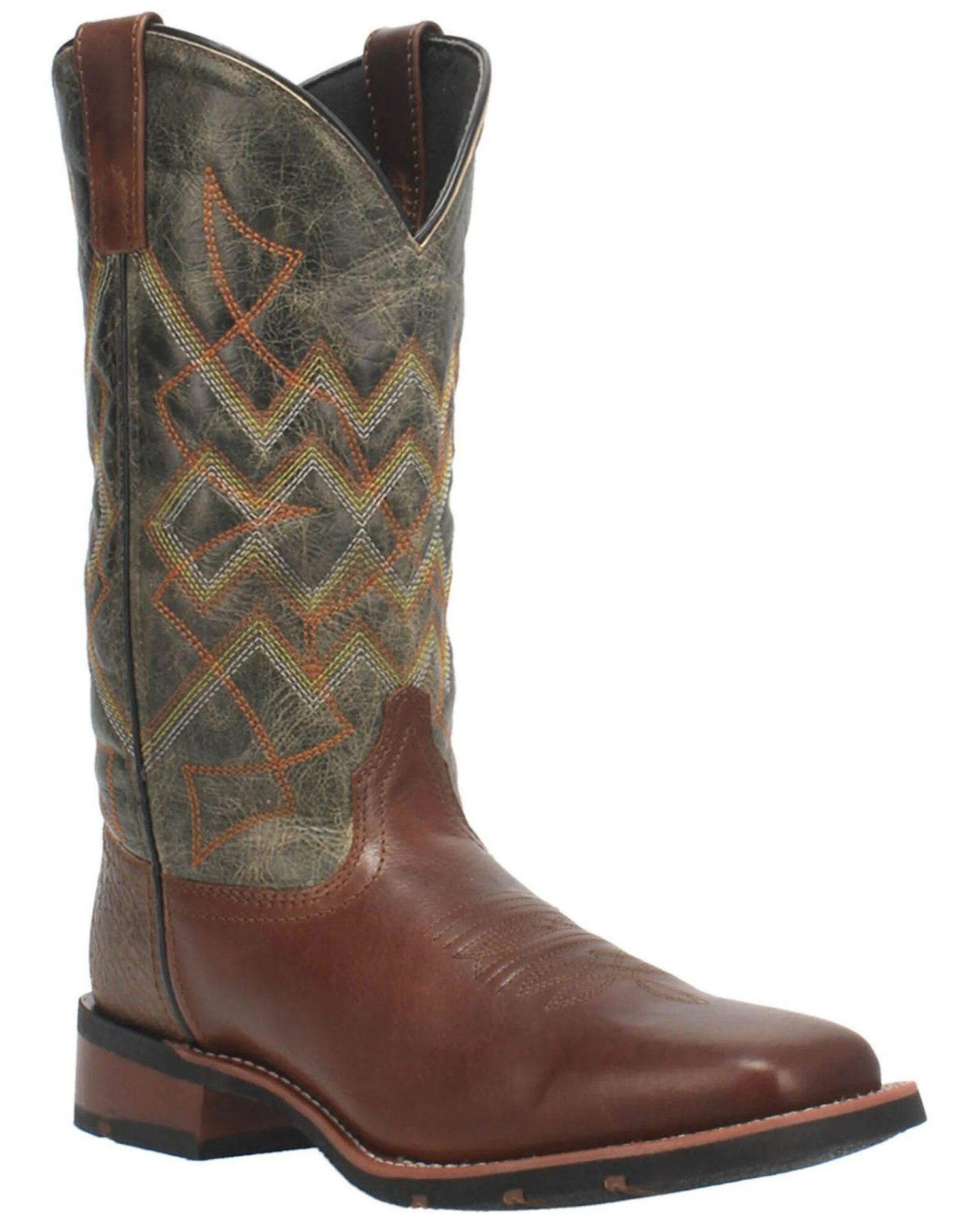 Laredo Men's Glavine Western Boots - Broad Square Toe - Image 6