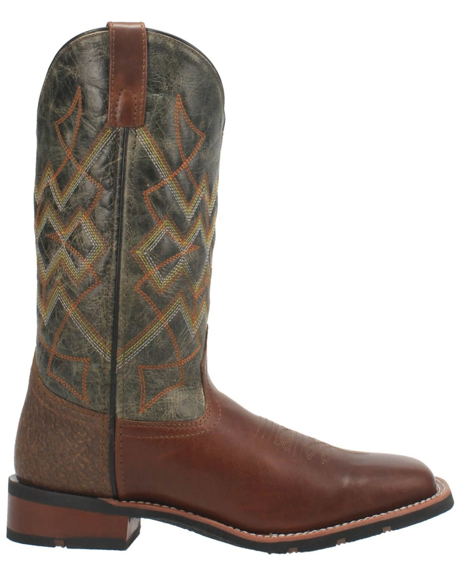 Laredo Men's Glavine Western Boots - Broad Square Toe - Image 7