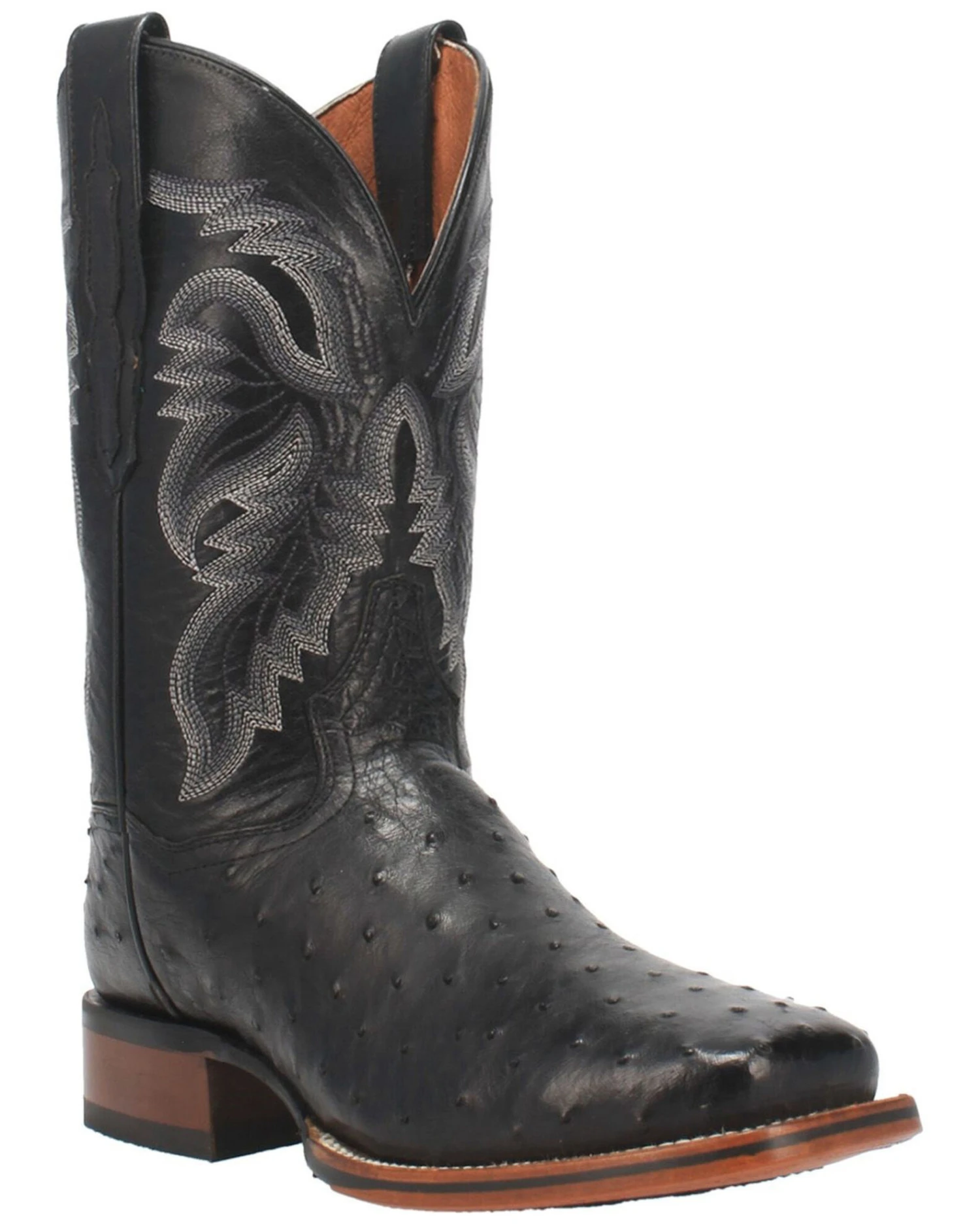 Dan Post Men's Alamosa Western Boots - Broad Square Toe - Image 5