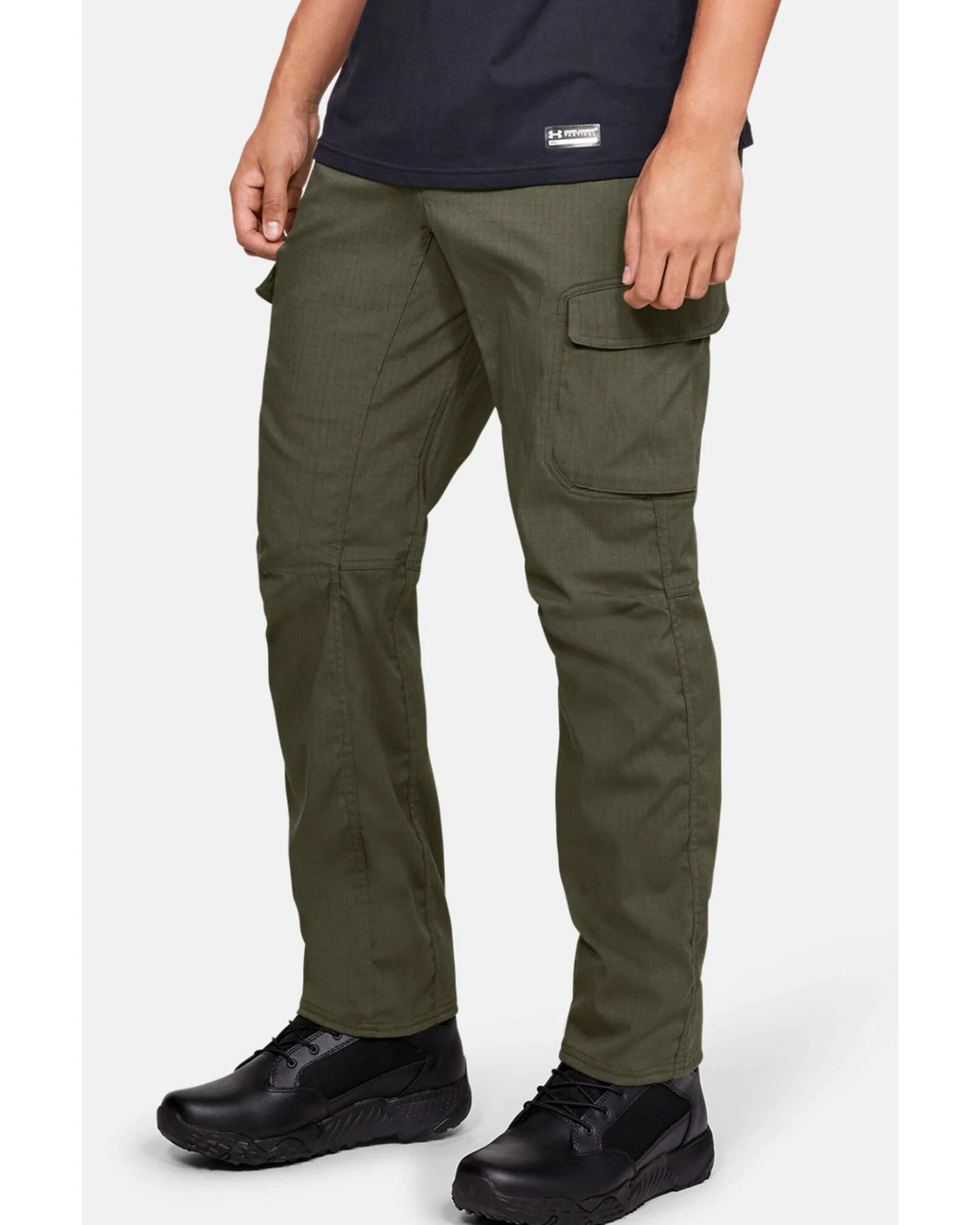 Under Armour Men's Green Tactical Enduro Cargo Work Pants - Image 4