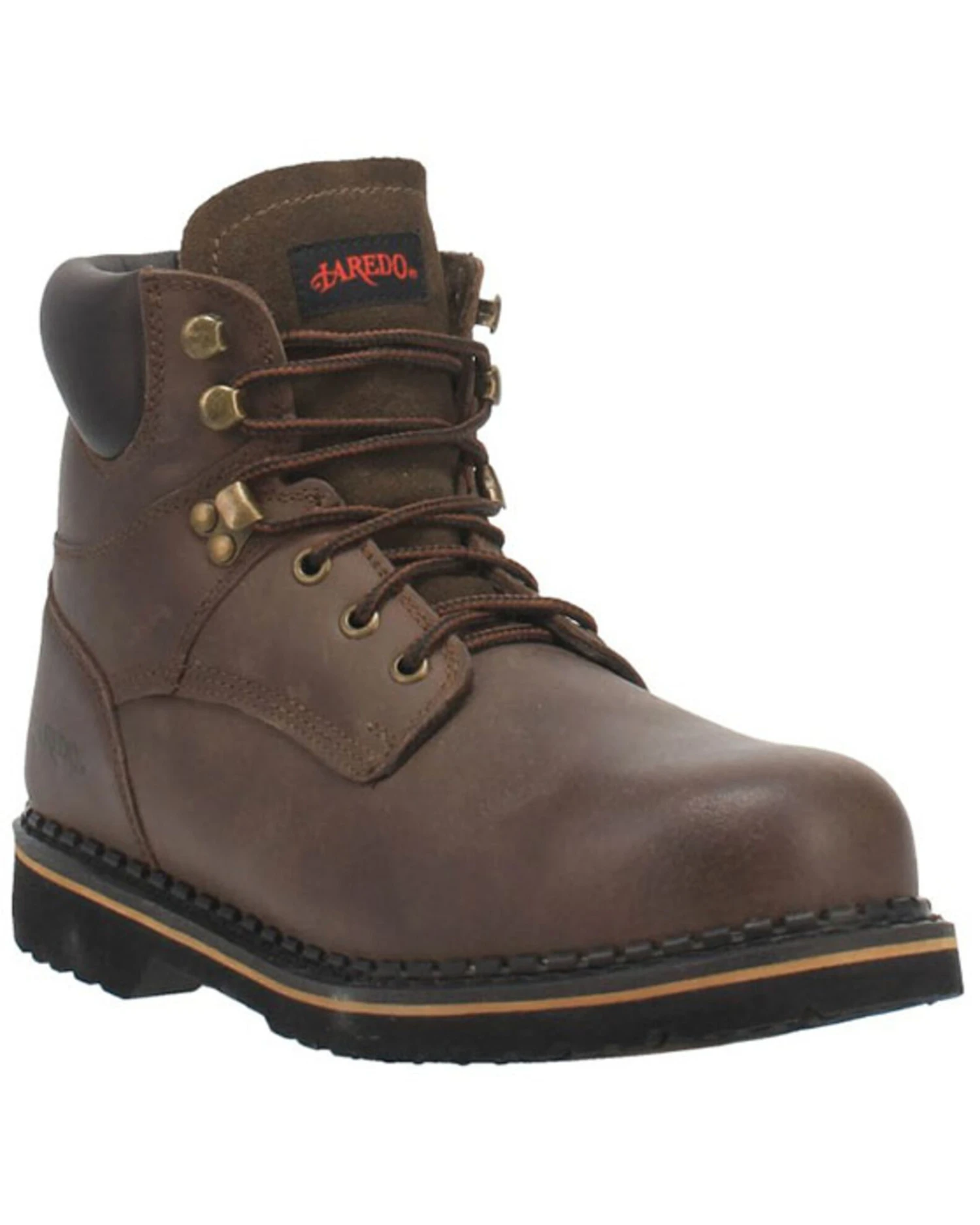 Laredo Men's Hub & Tack Lace-Up Work Boots - Soft Toe - Image 2