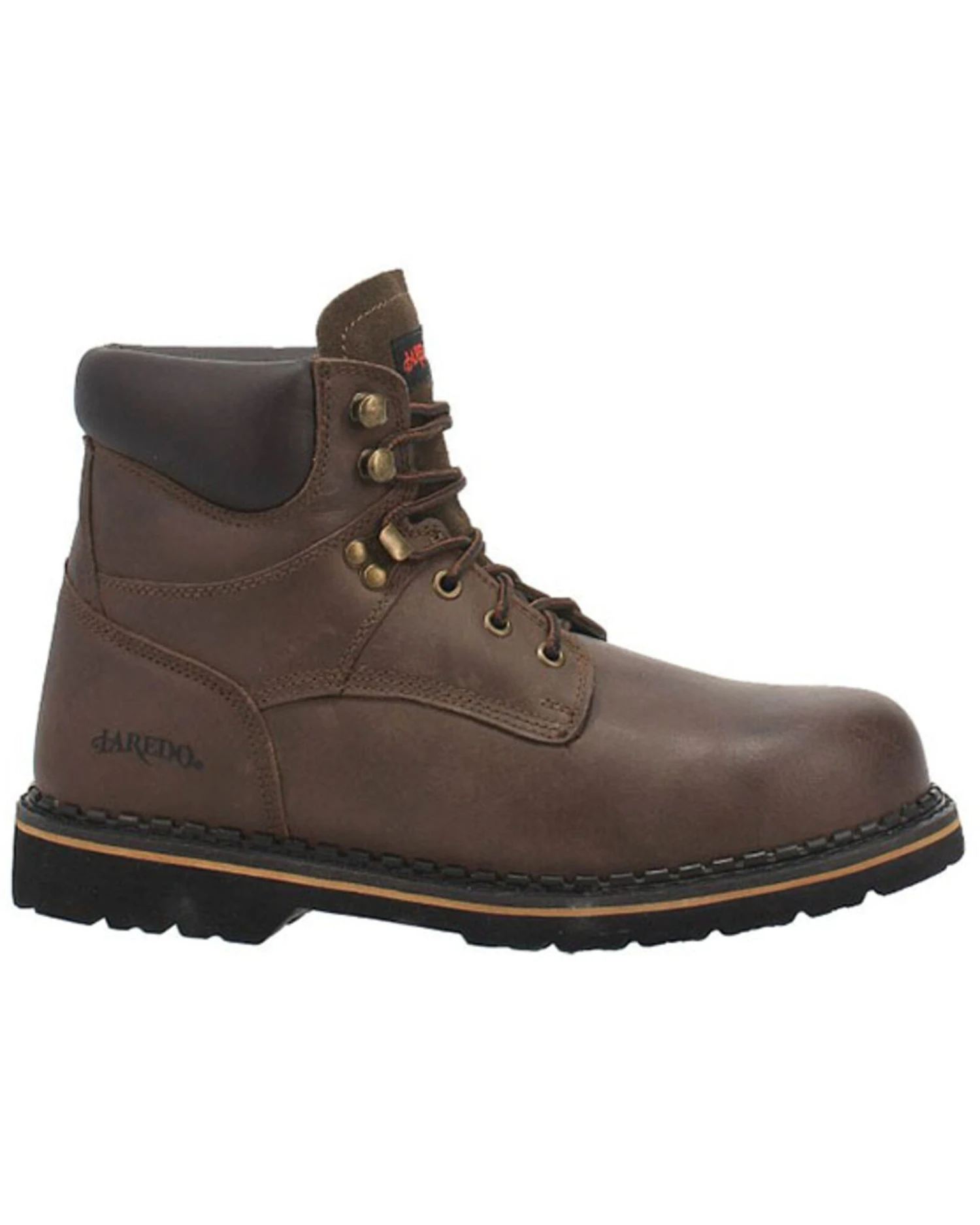 Laredo Men's Hub & Tack Lace-Up Work Boots - Soft Toe - Image 7