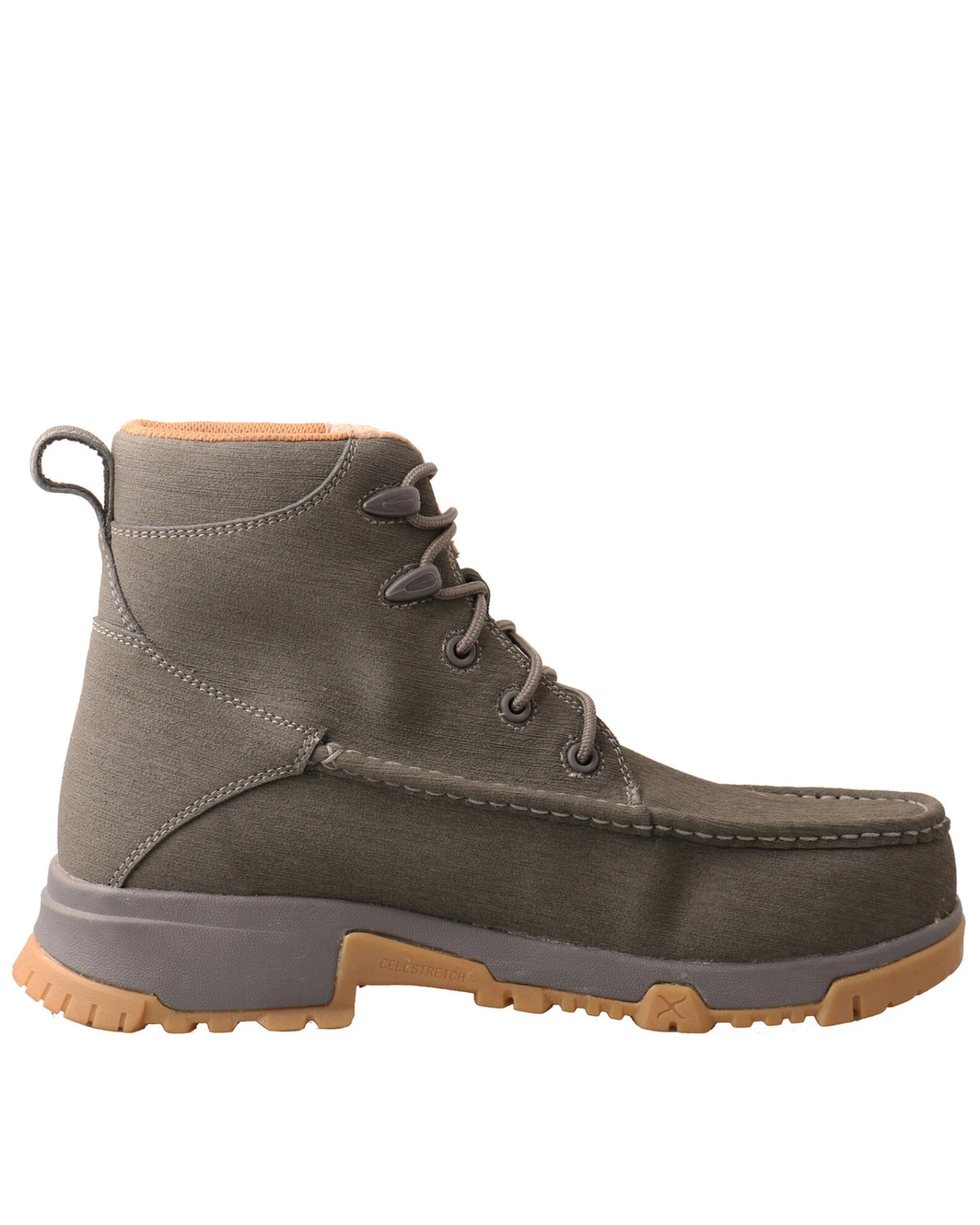 Twisted X Men's Gray Work Boots - Soft Toe - Image 4