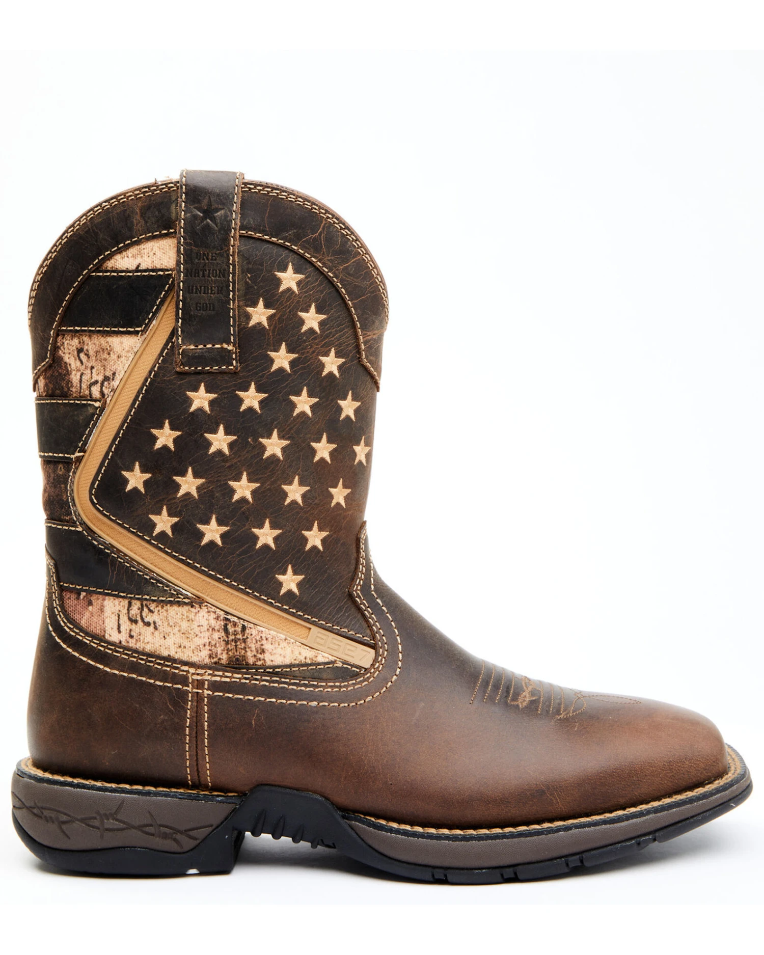 Brothers & Sons Men's Star Lite Performance Western Boots - Broad Square Toe - Image 4